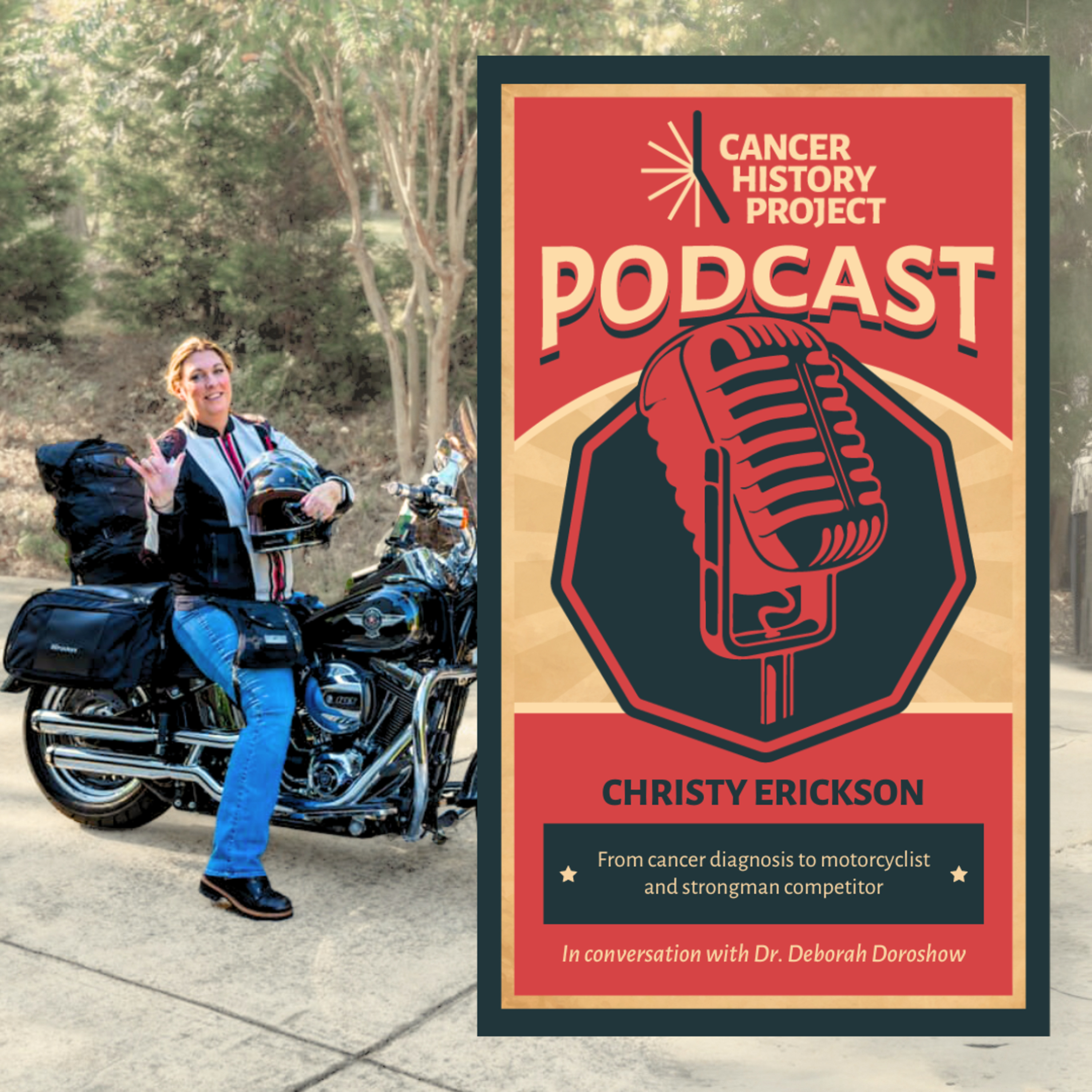 Christy Erickson’s cancer diagnosis led to life as a motorcyclist and strongman competitor episode artwork
