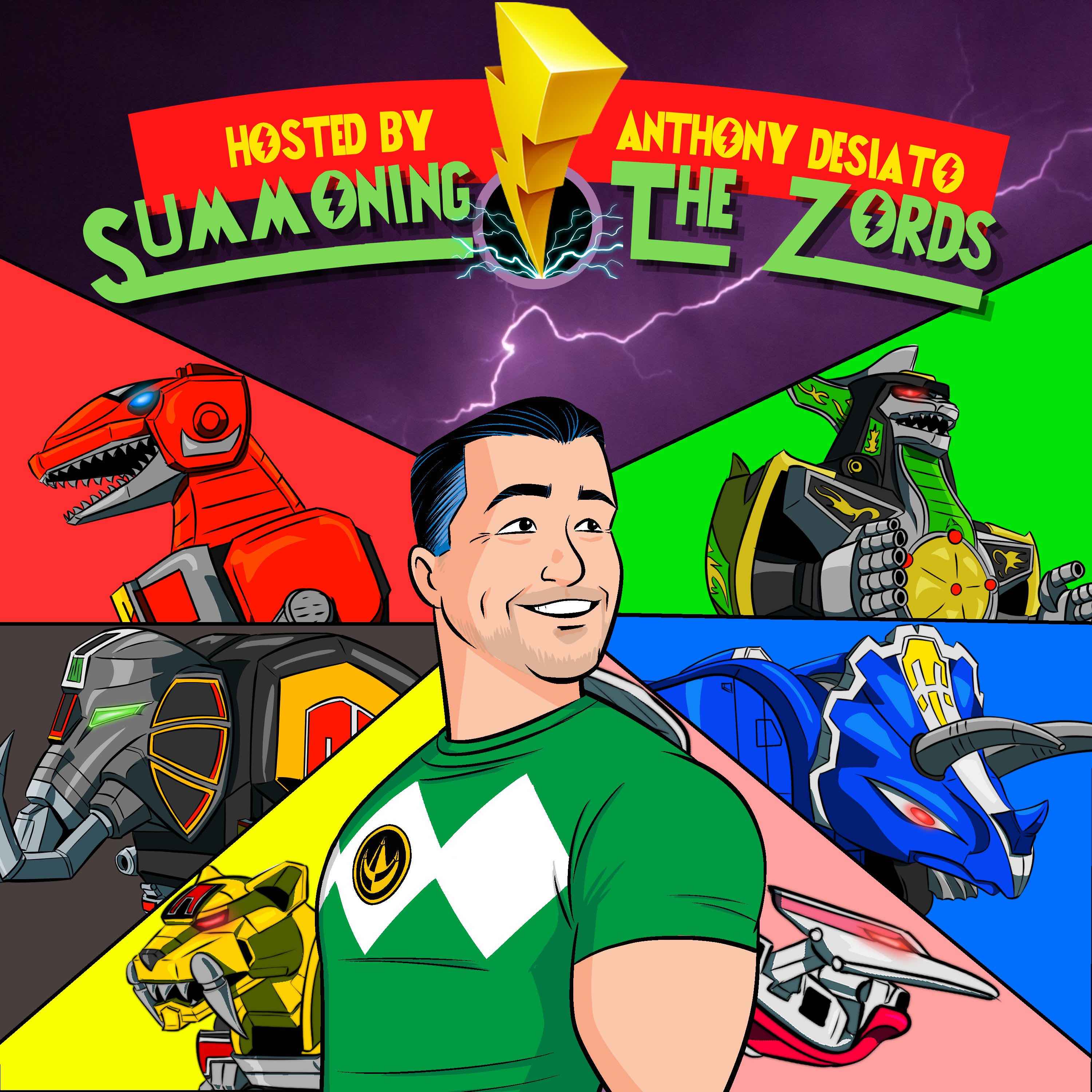 Artwork for podcast Summoning the Zords: A Power Rangers Fan Journey