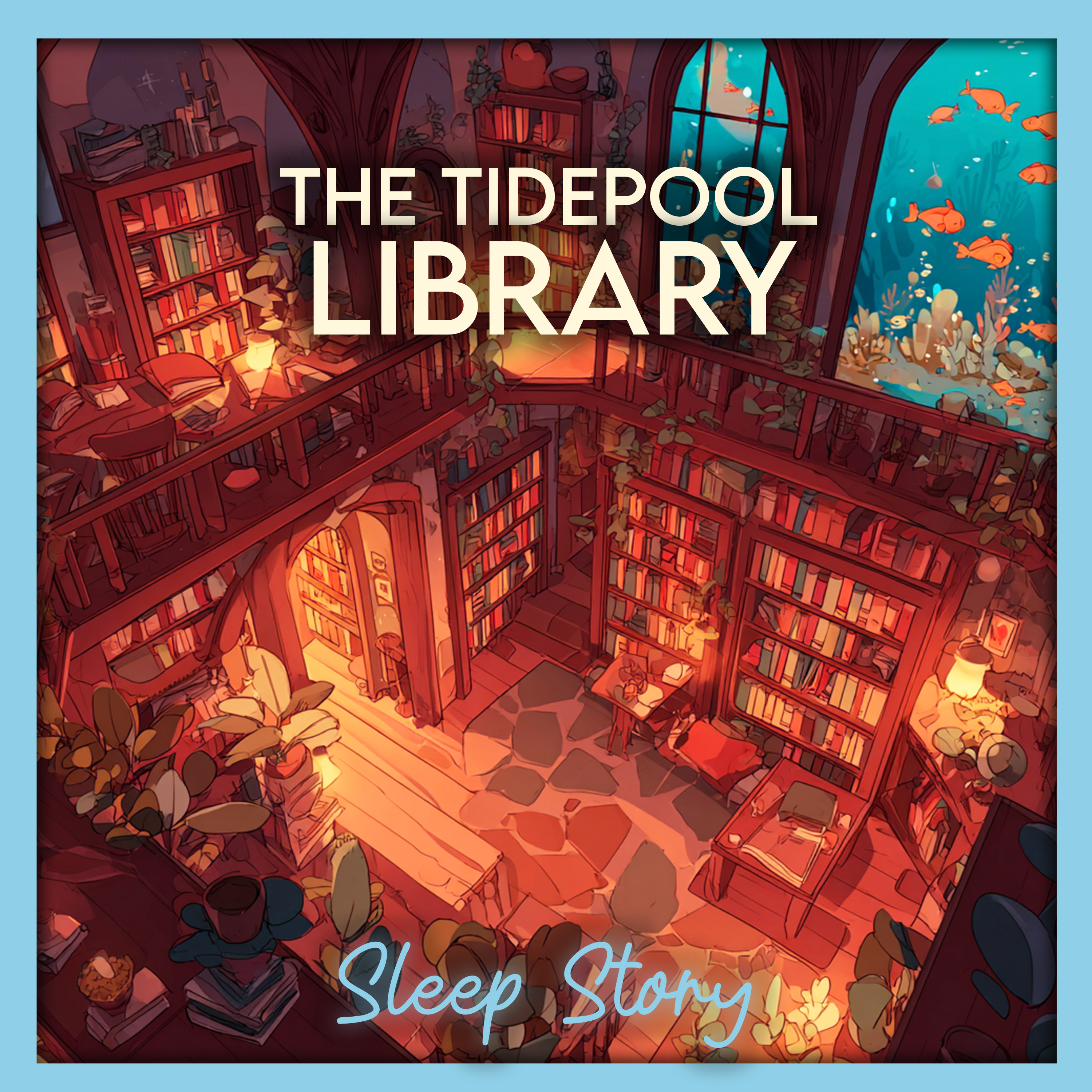 Sleep Story for Grown Ups | The Tidepool Library by the Sea — Cozy Bedtime Story for Adults with Ocean Sounds & Deep Relaxation