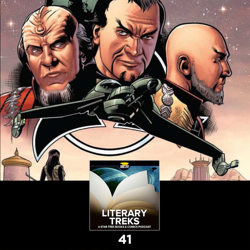 Artwork for podcast Literary Treks: A Star Trek Books and Comics Podcast