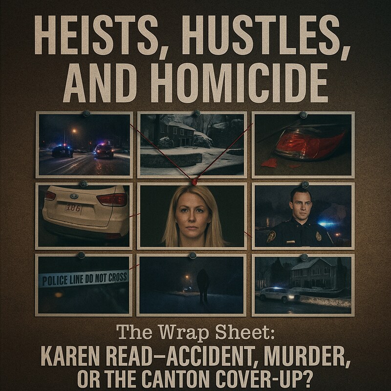 Artwork for podcast Heists, Hustles, and Homicide