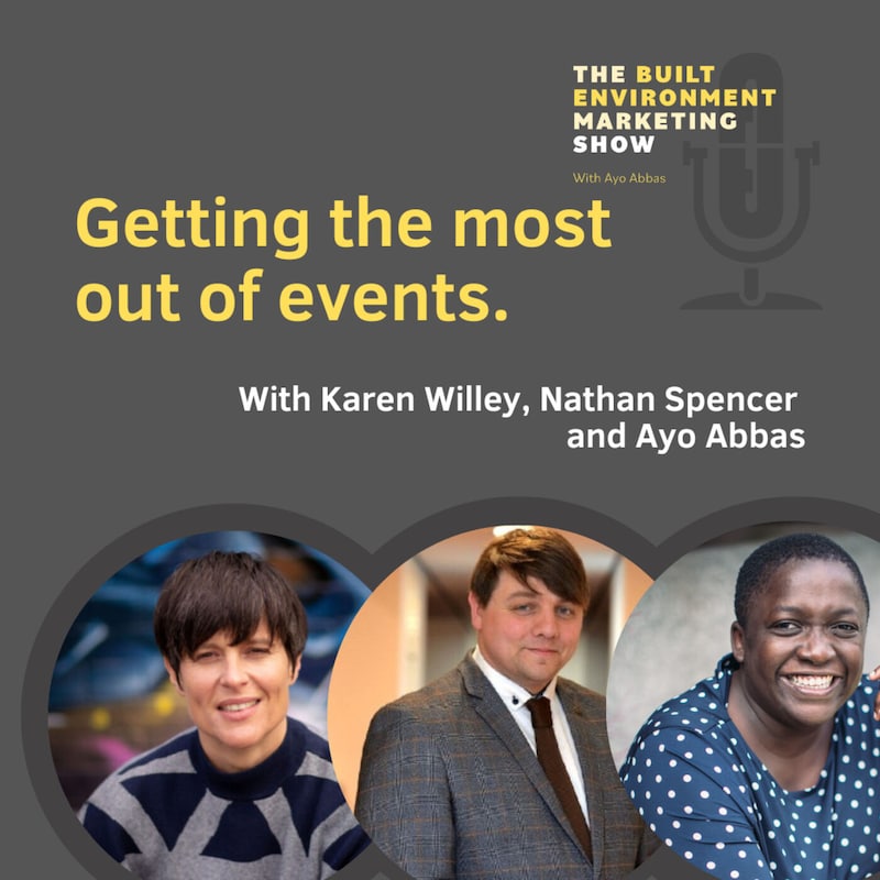 Artwork for podcast The Built Environment Marketing Show:  marketing strategies and tactics for architects and engineers