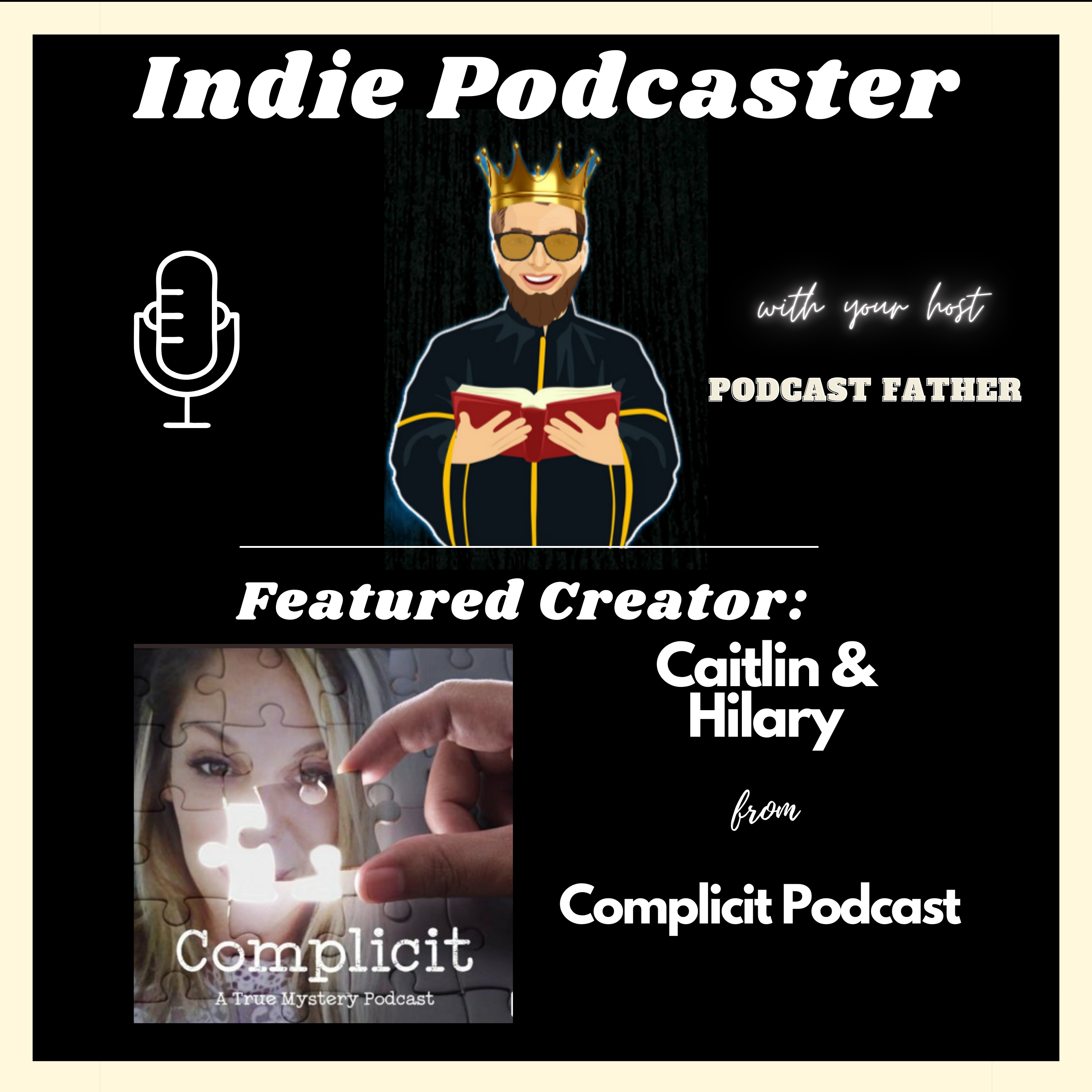 Caitlin and Hilary from Complicit Podcast Image