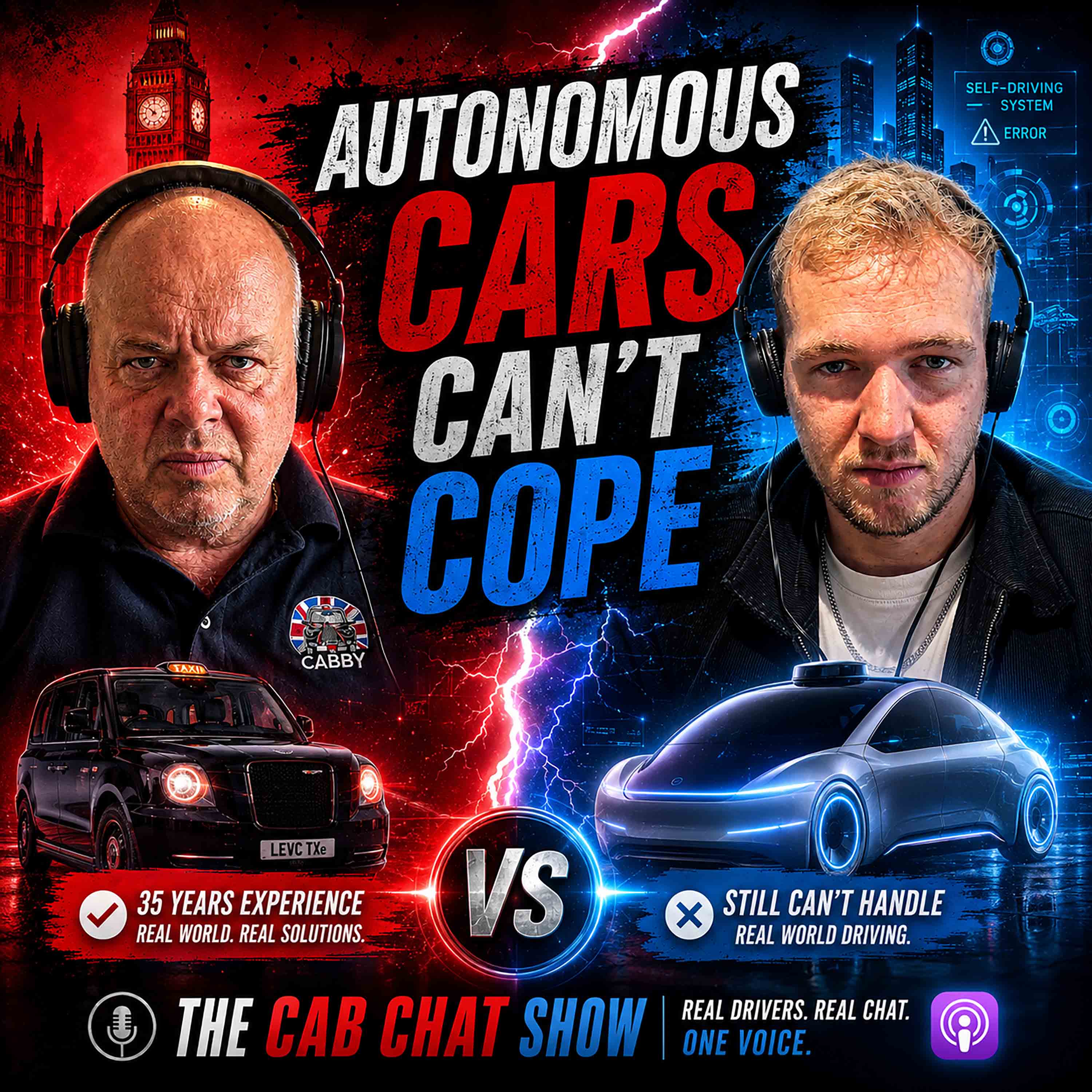 The Unexpected Chaos When Driverless Cars Meet London's Narrow, Nerve-Wracking Roads episode artwork