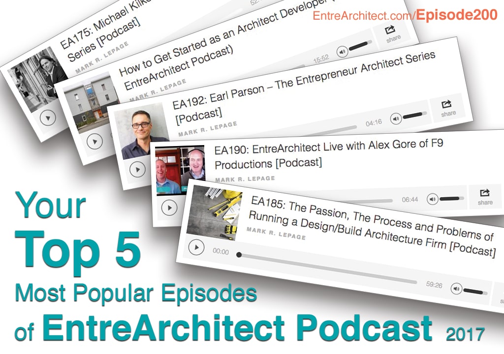 Artwork for podcast EntreArchitect Podcast with Mark R. LePage