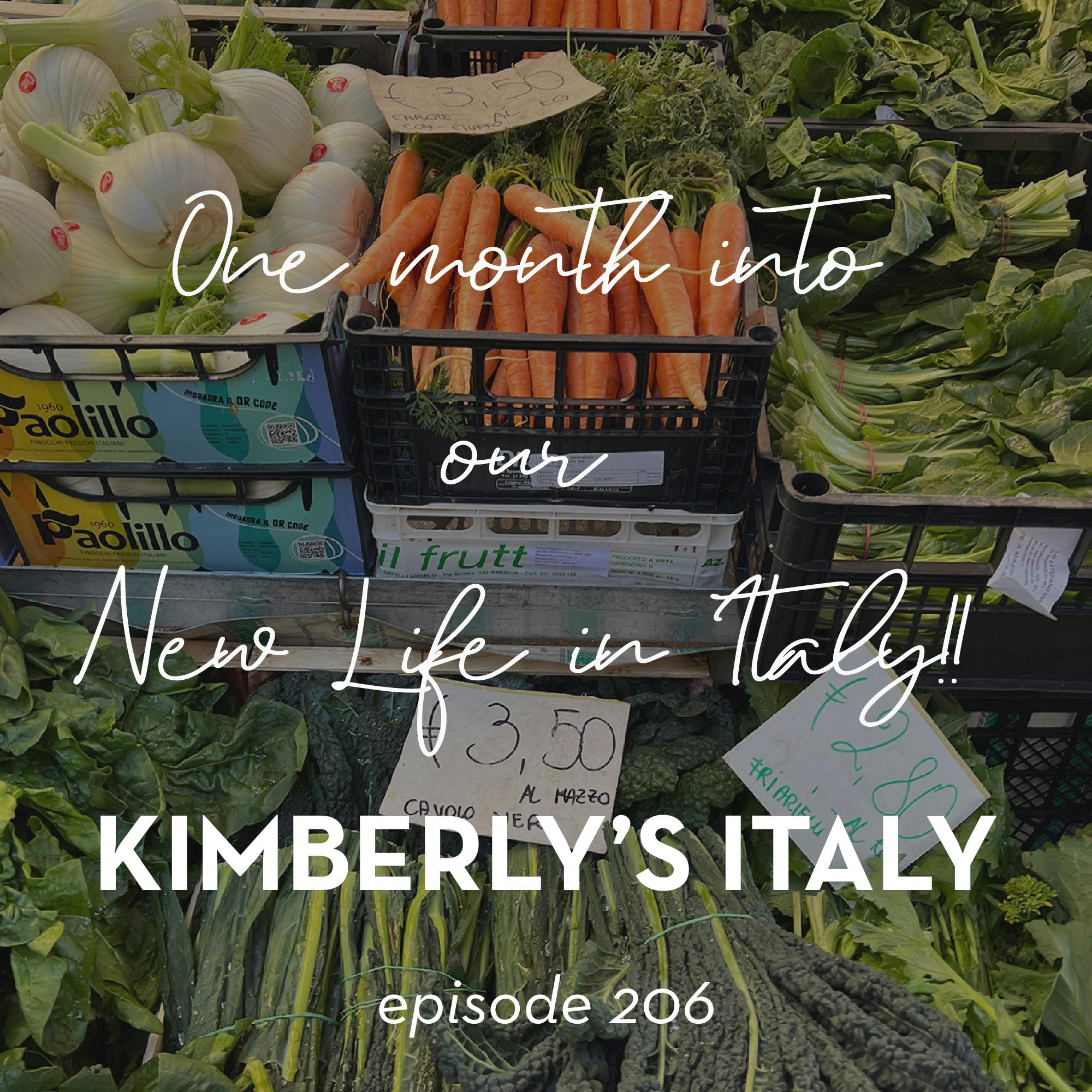 206. One month in to our new life in Italy! episode artwork