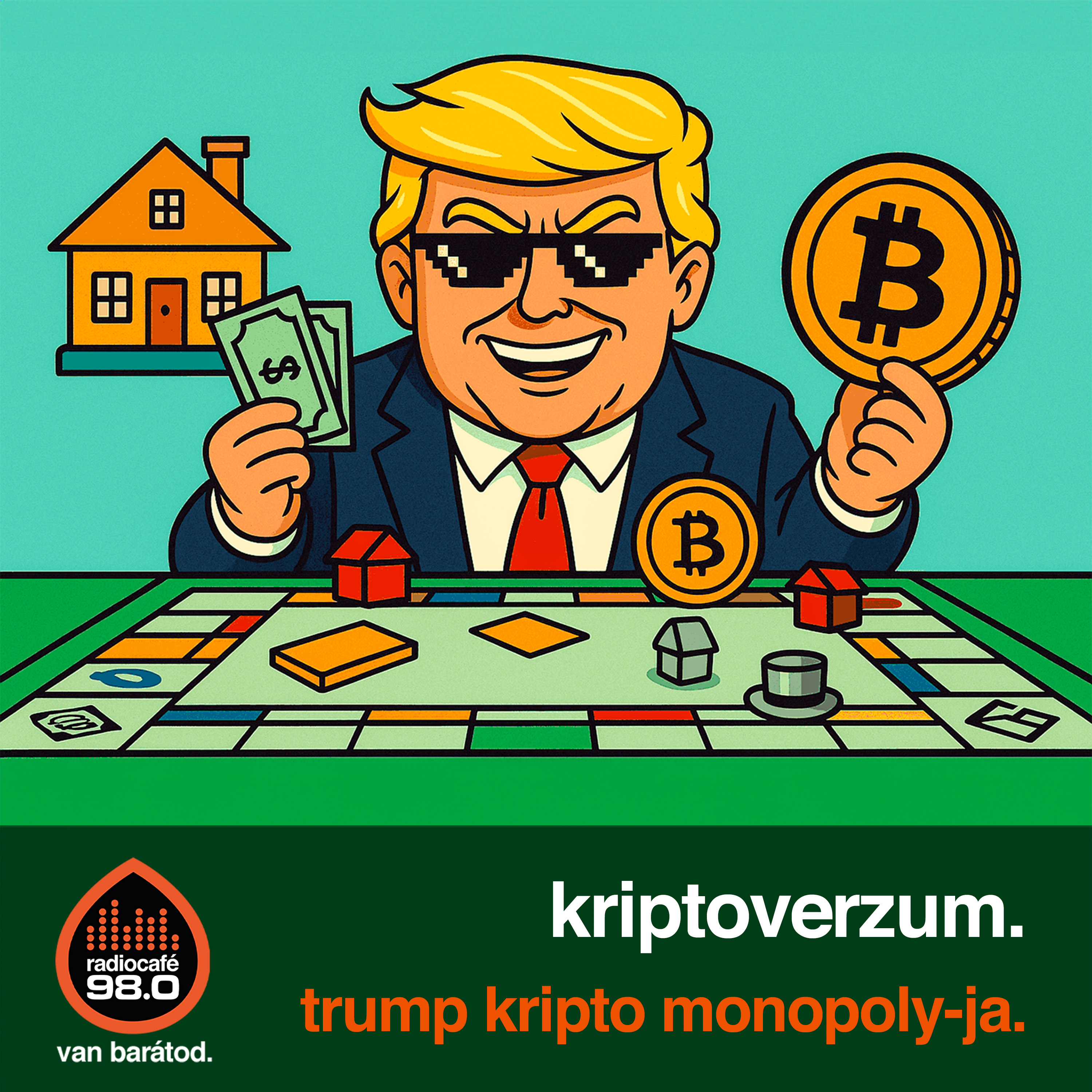 #106 - Társasjátékot tervez indítani a kriptotérben az amerikai elnök (2025-04-23) episode artwork