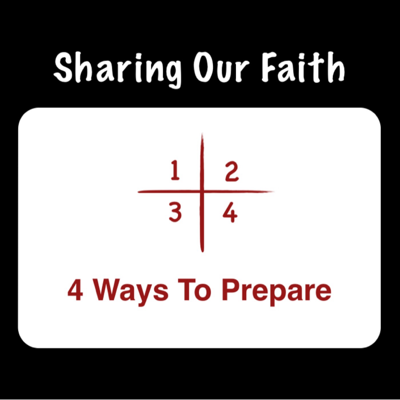 Sharing Our Faith: 4 Ways To Prepare E01