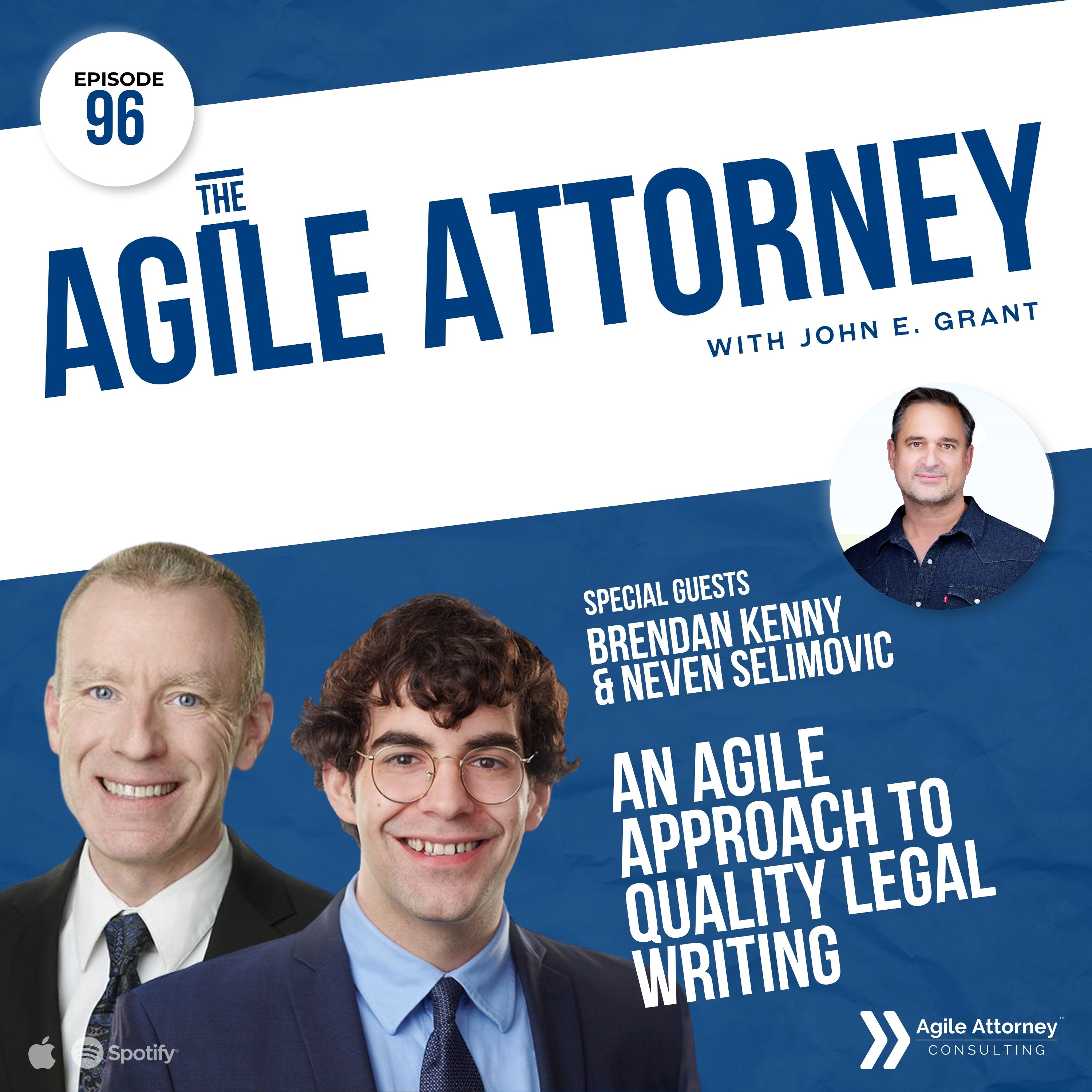 096. An Agile Approach to Quality Legal Writing with Brendan Kenny & Neven Selimovic episode artwork
