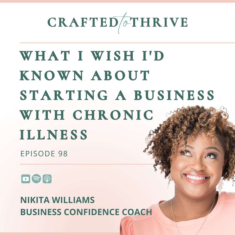Artwork for podcast Business With Chronic Illness:  Simple Sustainable Growth and Burnout Healing For CEO Women