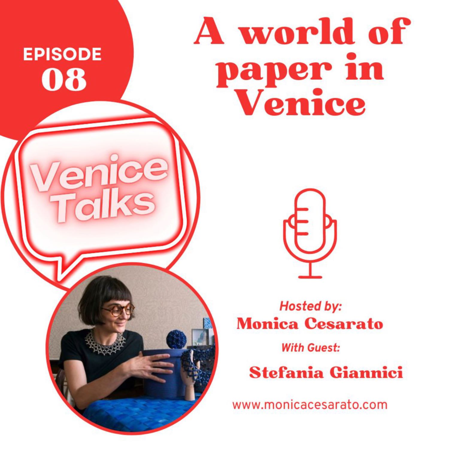 Ep.8 - Papier Bijoux: Crafting Elegance with the Art of Paper Jewelry . A chat with Stefania Giannici of Paperoowl, creator of paper jewellery in Venice