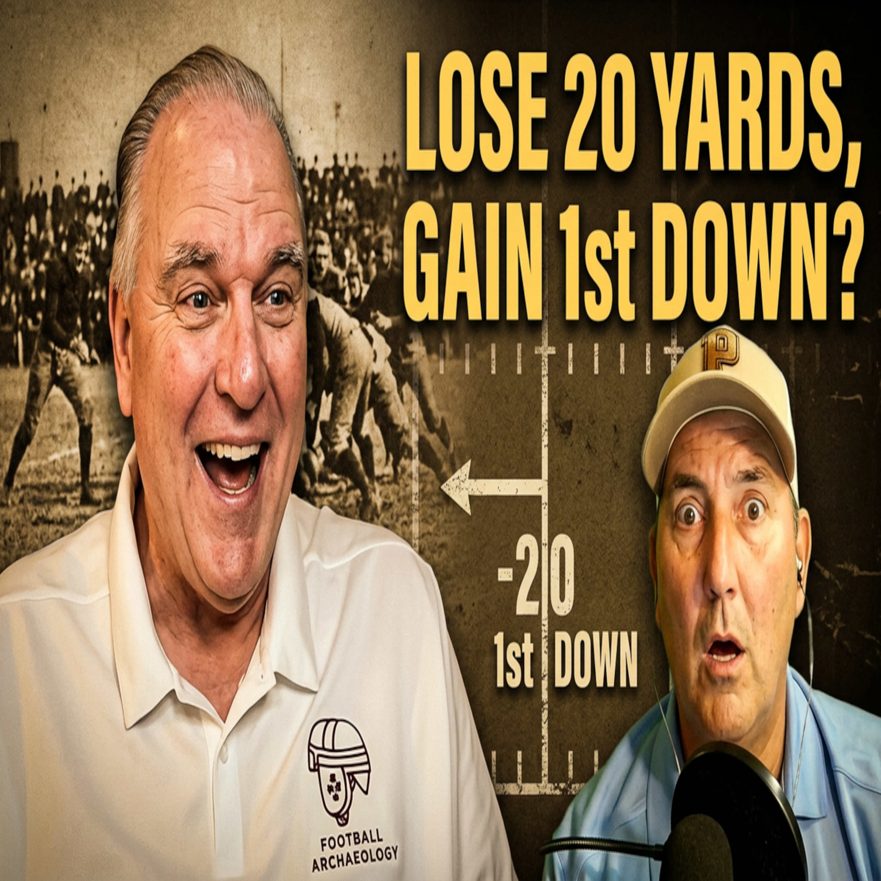 Exploring the Peculiar Rule of Losing Yards for a First Down in Early Football History episode artwork