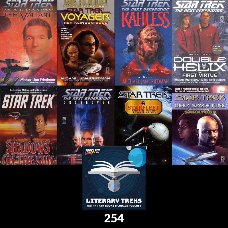 Artwork for podcast Literary Treks: A Star Trek Books and Comics Podcast