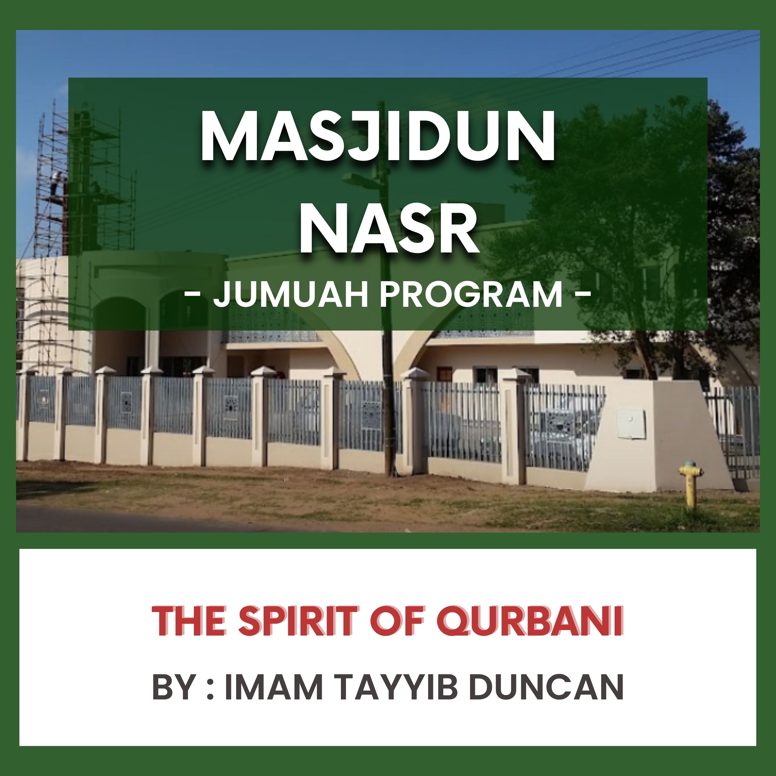 The Spirit of Qurbani by Imam Tayyib Duncan episode artwork