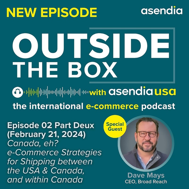 Artwork for podcast Outside the Box with Asendia USA