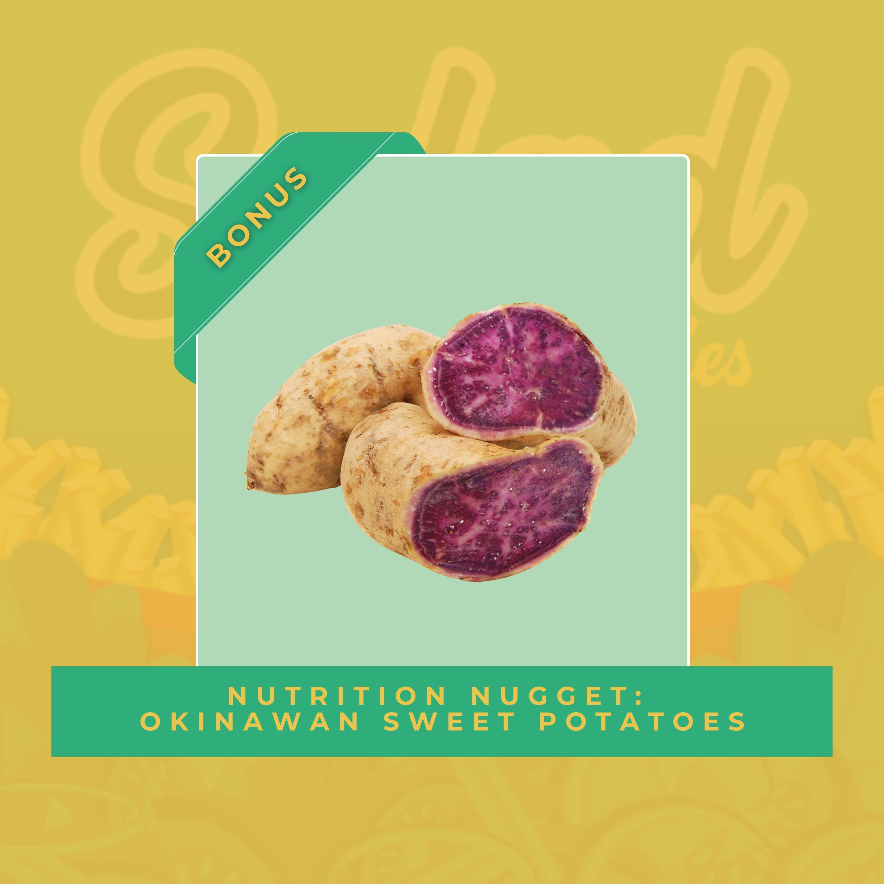 Nutrition Nugget: Okinawan Sweet Potatoes