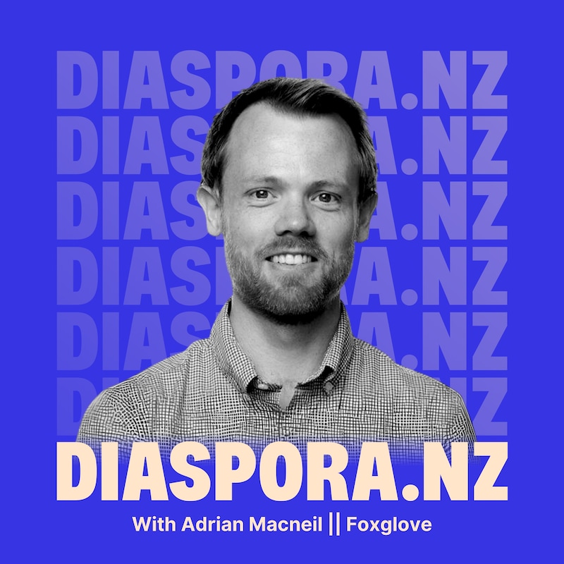 Artwork for podcast Diaspora.nz with David Booth