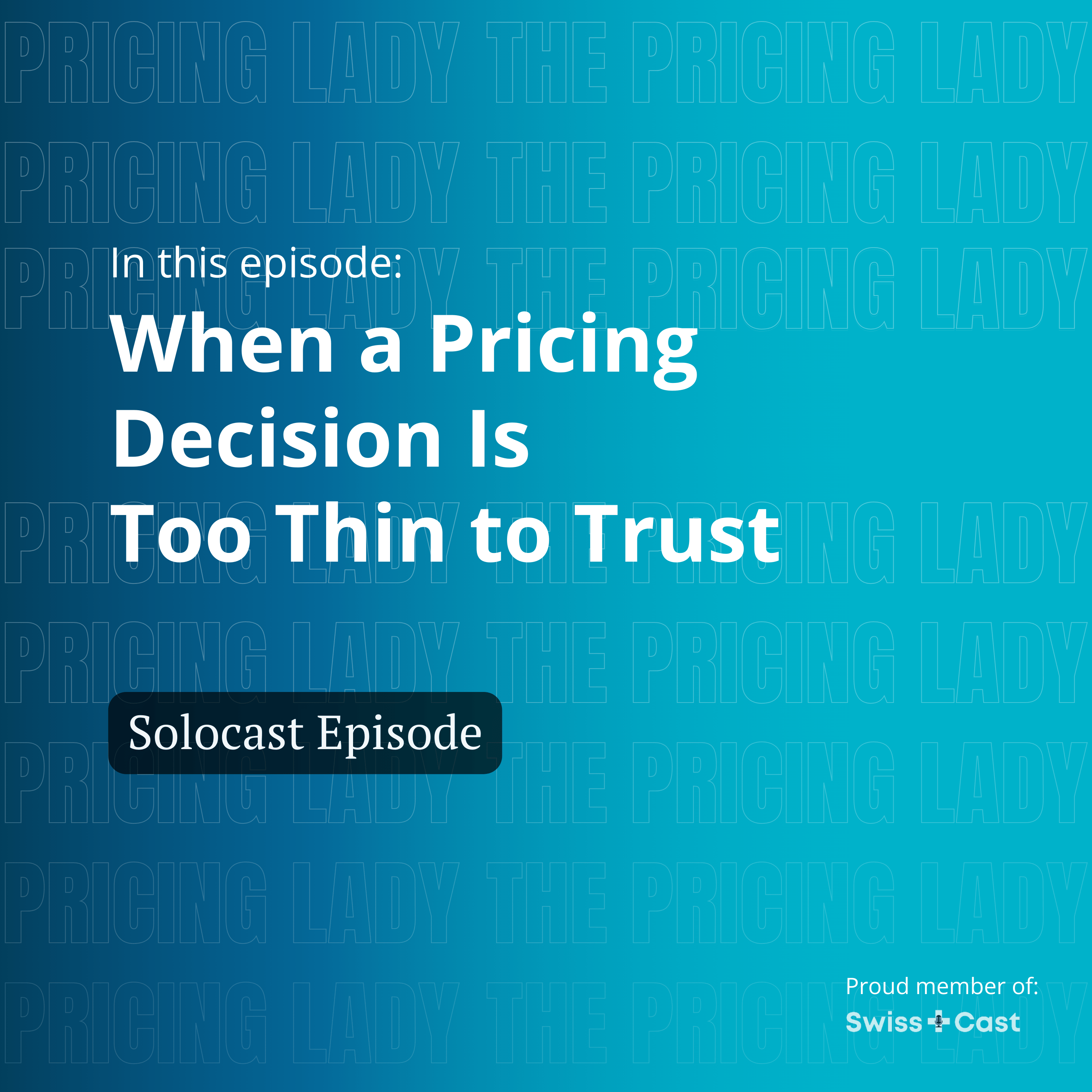 When a Pricing Decision Is Too Thin to Trust