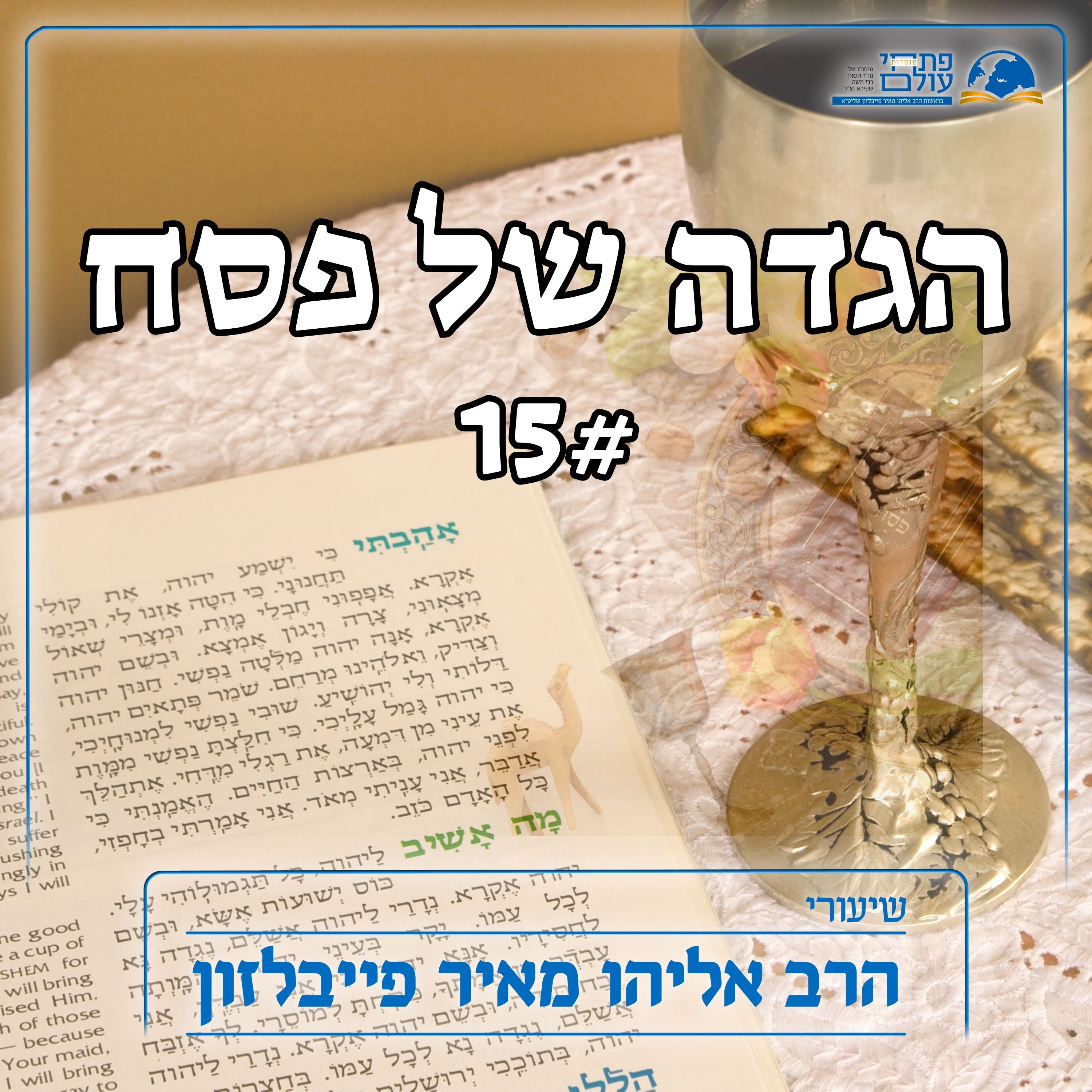 הגדה של פסח 15# - מהפכת הגאולה - חירות ועבדות בתורה ובהיסטוריה episode artwork