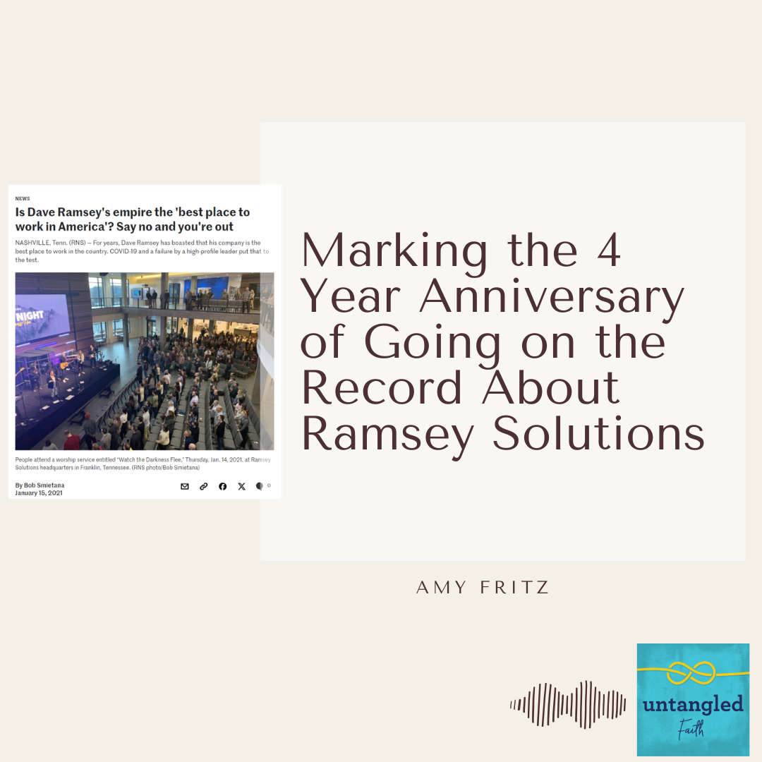 124: 4 Year Anniversary of Going on The Record About Ramsey Solutions