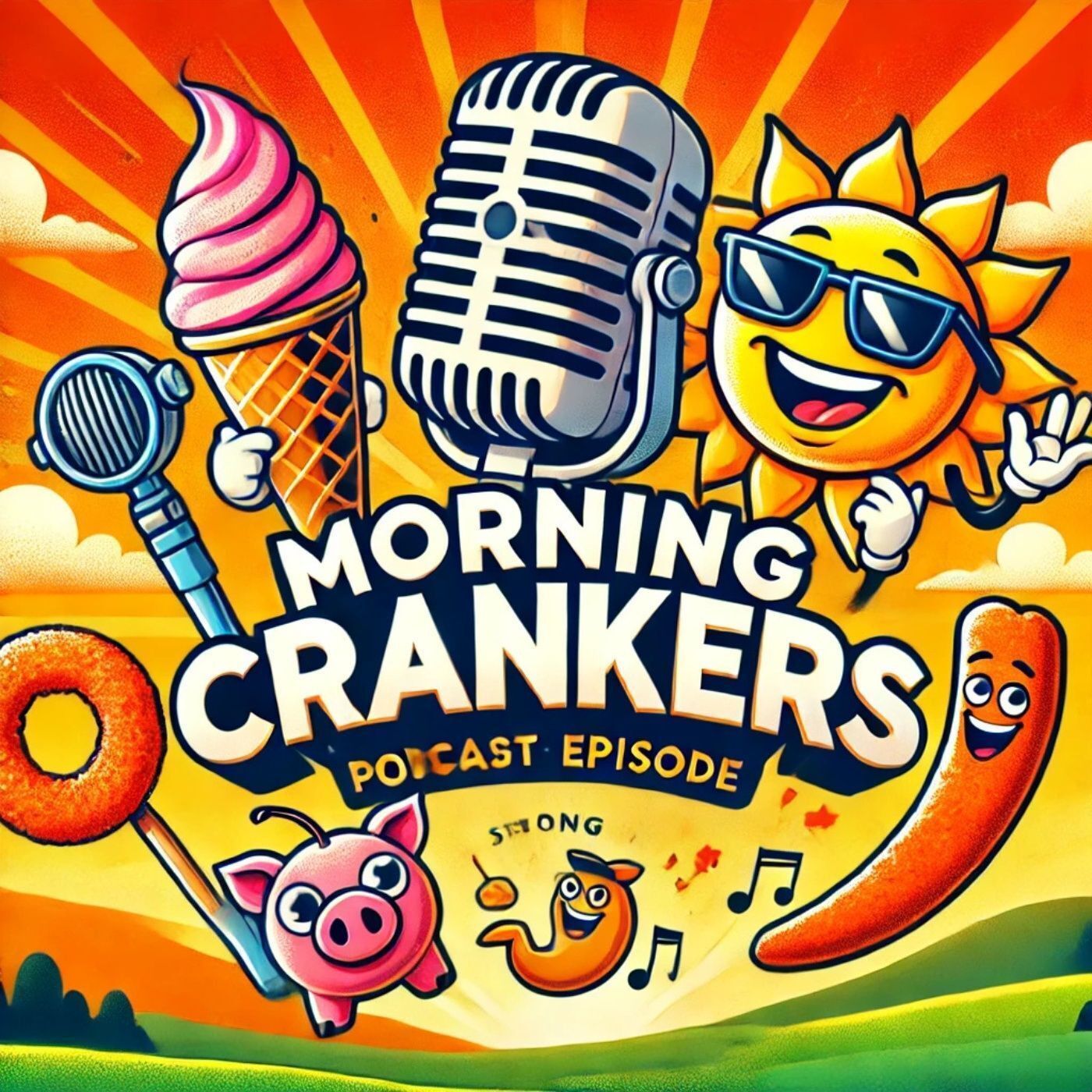 🎙️ Morning Crankers: Ice Cream Crimes, Pokémon Fortune, & Spring Love in the Ozarks! 🎶🐷💰 episode artwork