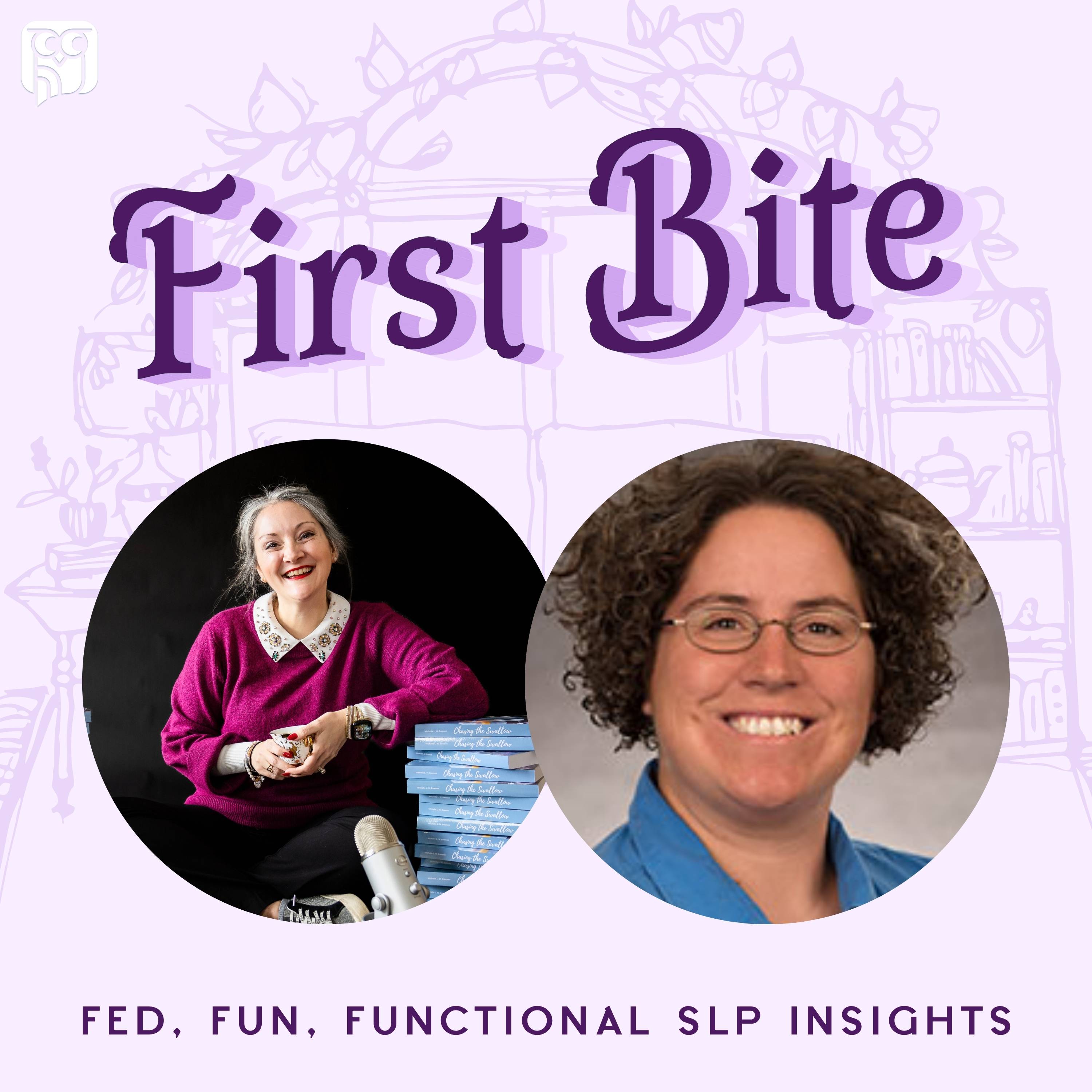 Language, Literacy, and the Path to Reading Success with Heather Ramsdell - First Bite: Fed, Fun, Functional SLP Insights episode artwork