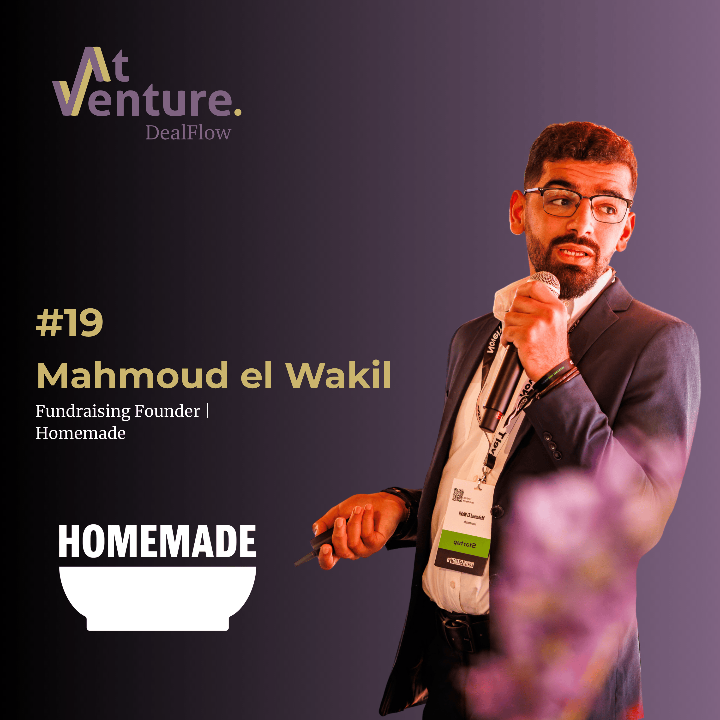 Mahmoud el Wakil- Fundraising founder of Homemade