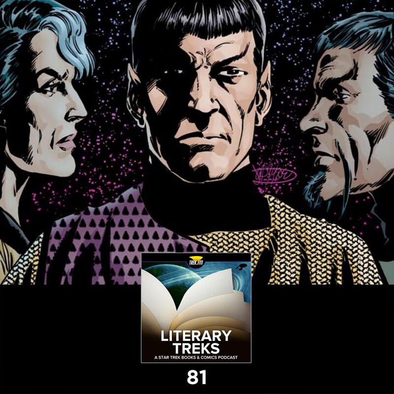 Artwork for podcast Literary Treks: A Star Trek Books and Comics Podcast