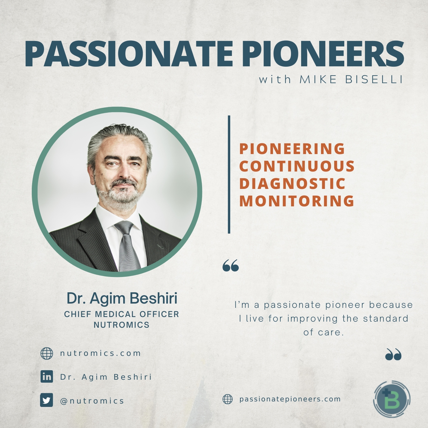 Pioneering Continuous Diagnostic Monitoring with Dr. Agim Beshiri