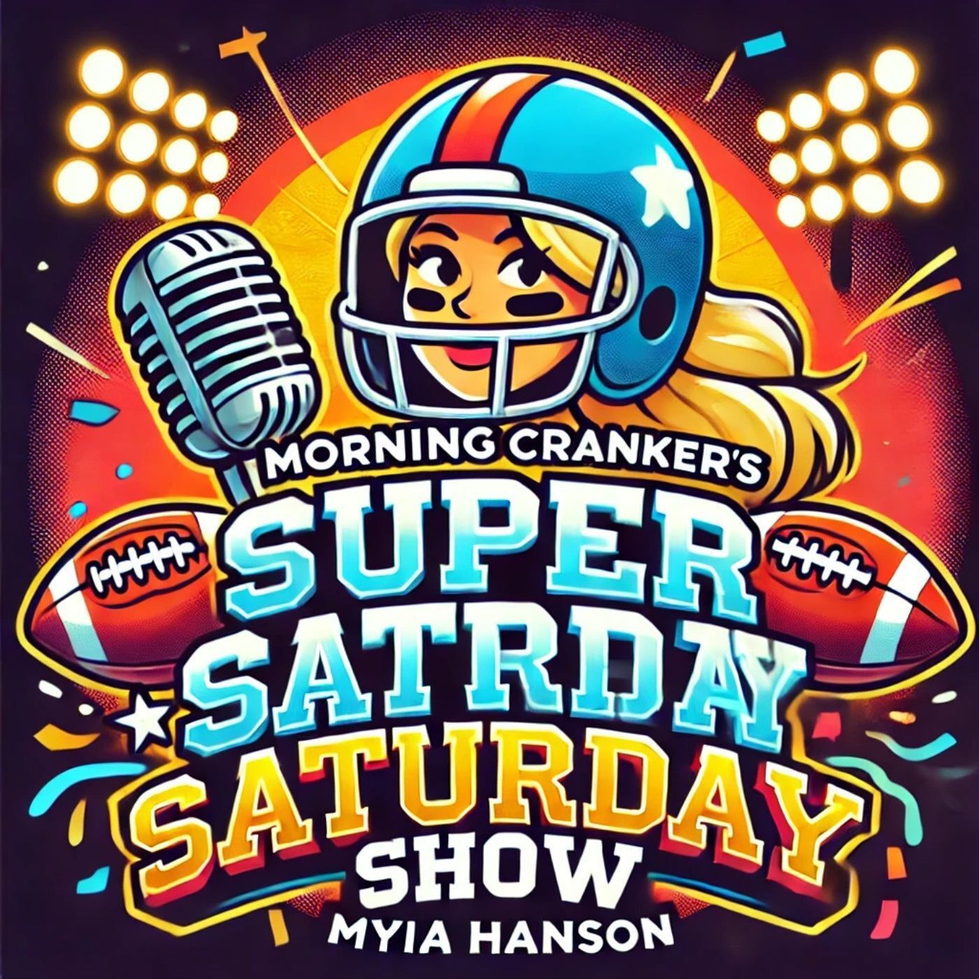 Morning Crankers Super Saturday Show – Special Guest Myia Hanson & Super Bowl Talk! 🏈🤣 episode artwork