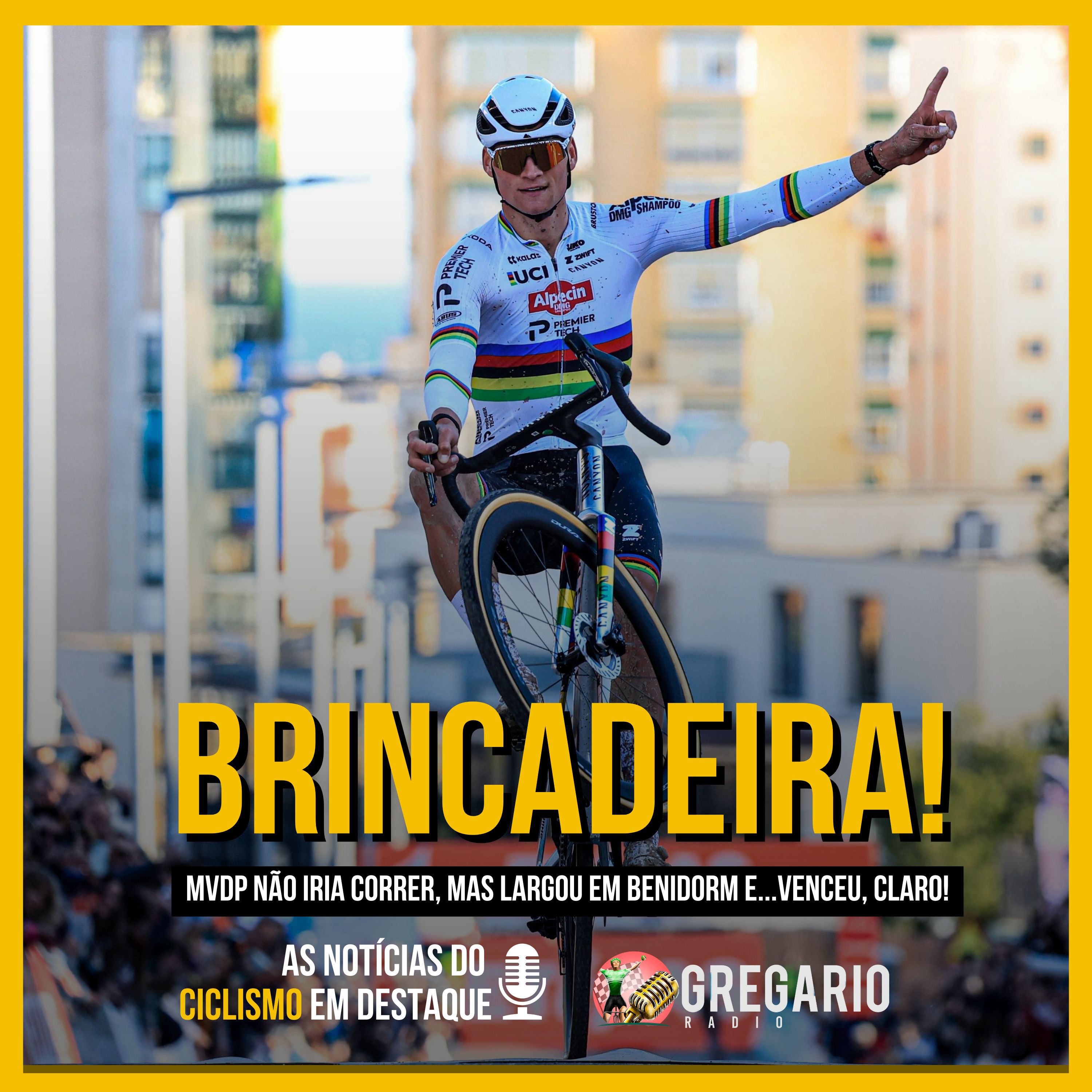 RADIO - Brincou!! MVDP corre Copa do Mundo pós-treino e VENCE!