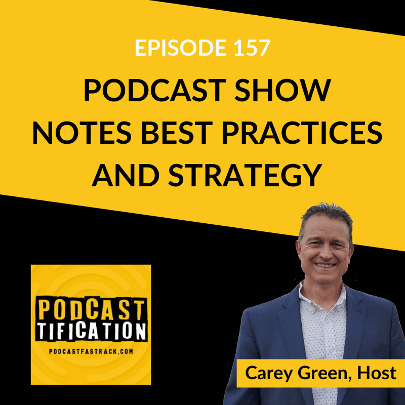 157: Podcast Show Notes Best Practices and Strategy