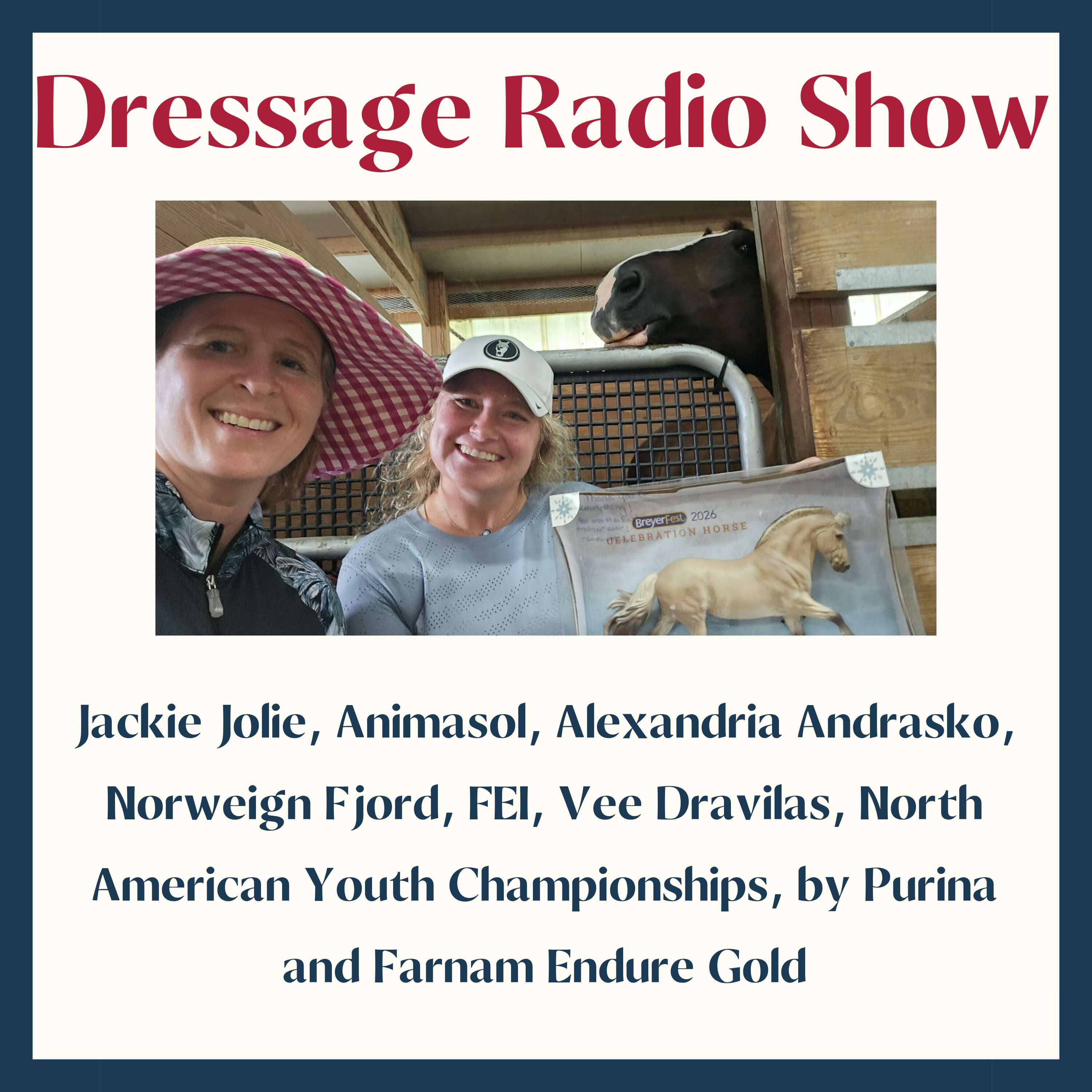 Jackie Jolie, Animasol, Alexandria Andrasko, Norweign Fjord, FEI, Vee Dravilas, North American Youth Championships, by Purina and Farnam Endure Gold episode artwork