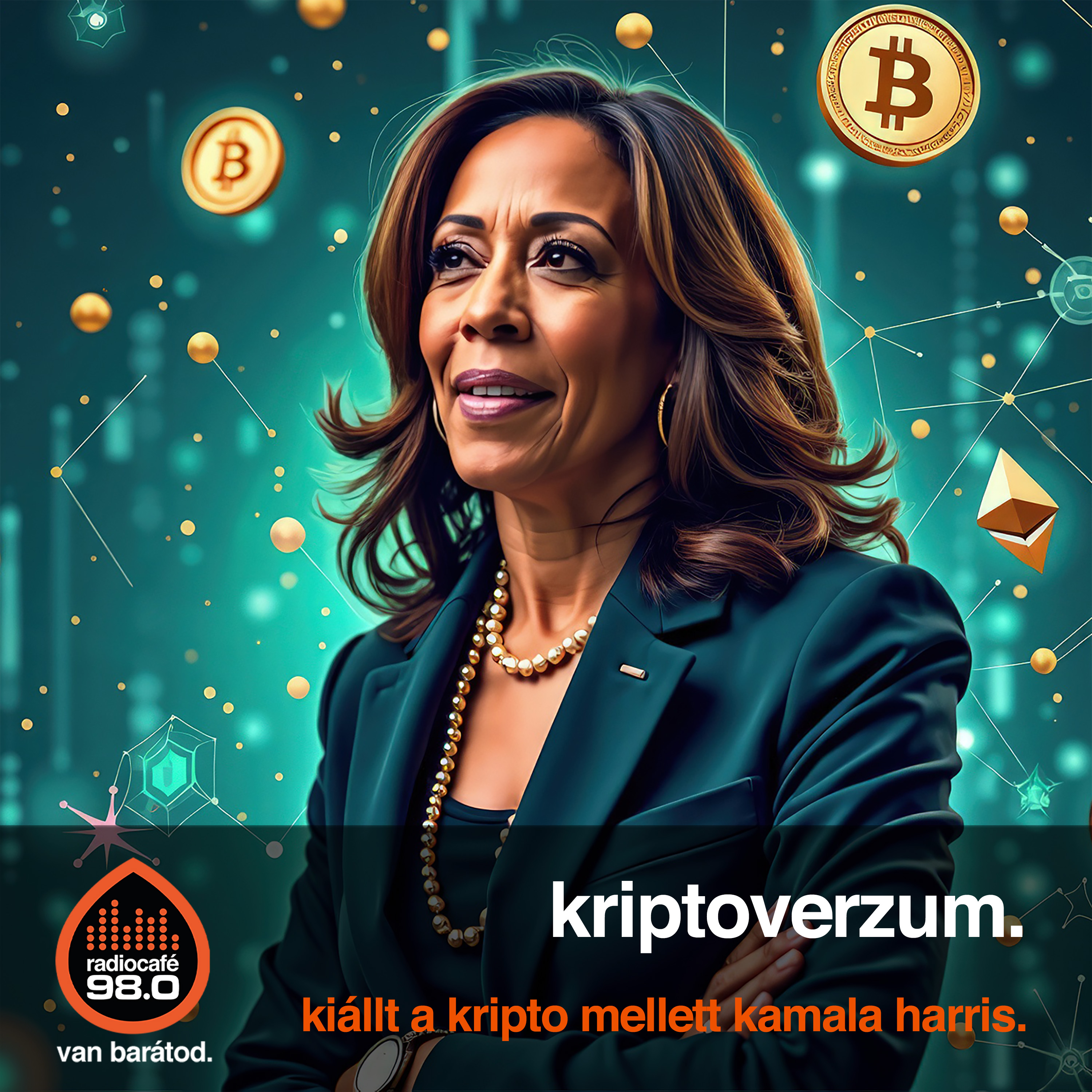 #064 - Kiállt a kriptovilág mellett Kamala Harris (2024-09-25) episode artwork