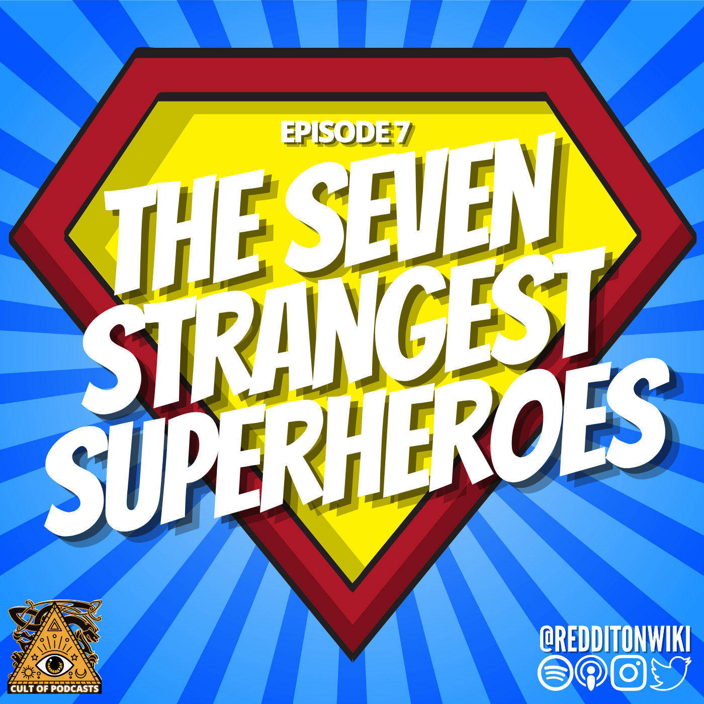 The Seven Strangest Superheroes