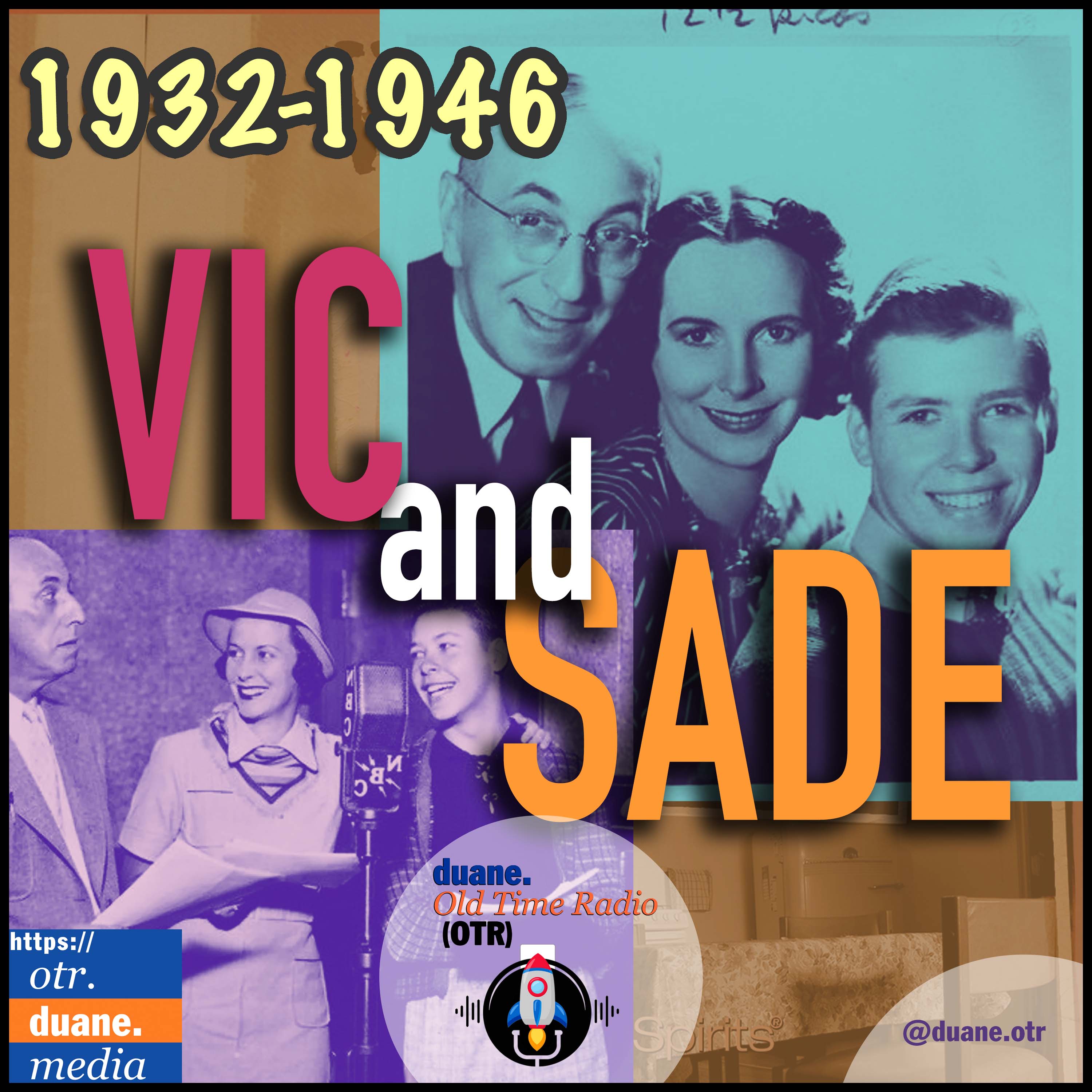 Vic and Sade || Sade Volunteers Rush for a Pageant || Vic’s Christmas Card List || 1939 episode artwork