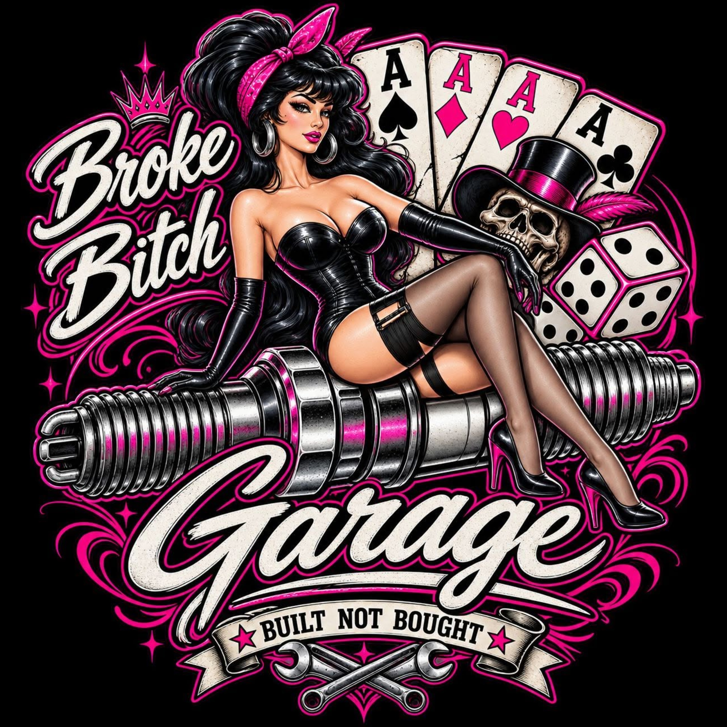 Tina from Broke Bitch Garage episode artwork
