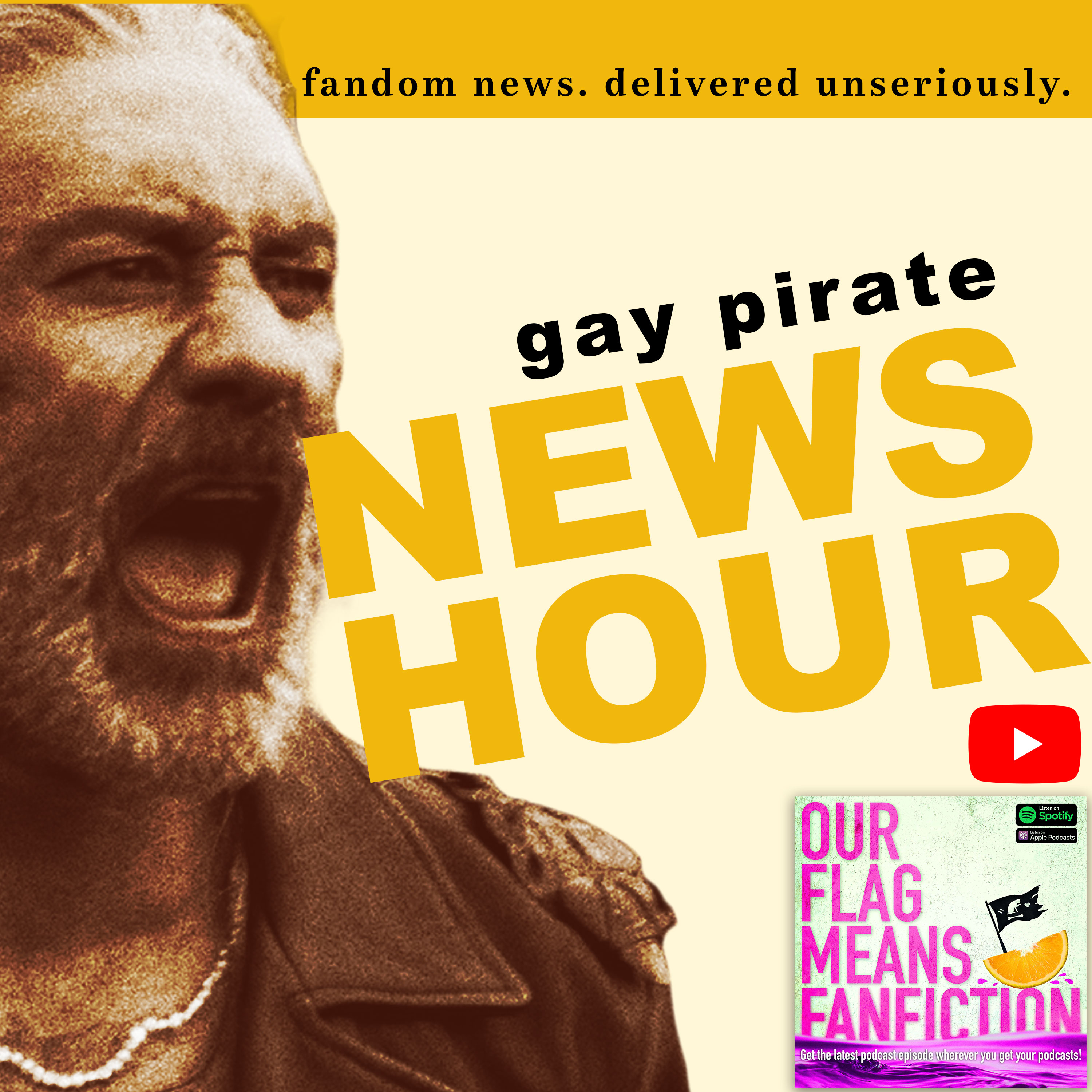 Gay Pirate News Hour - Dec. 6, 2025 - (OFMD on Netflix? Rhys Darby on Cameo - David Jenkins' Booster Gold) Gay Pirate News Hour - Dec. 6, 2025 - (OFMD on Netflix? Rhys Darby on Cameo - David Jenkins' Booster Gold)