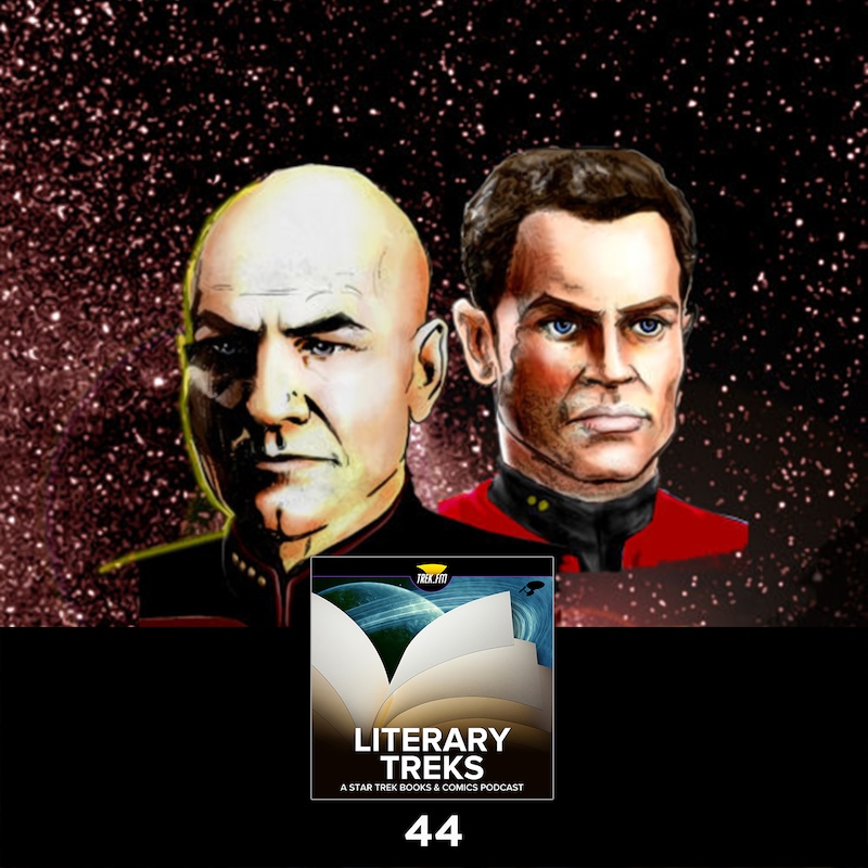 Artwork for podcast Literary Treks: A Star Trek Books and Comics Podcast