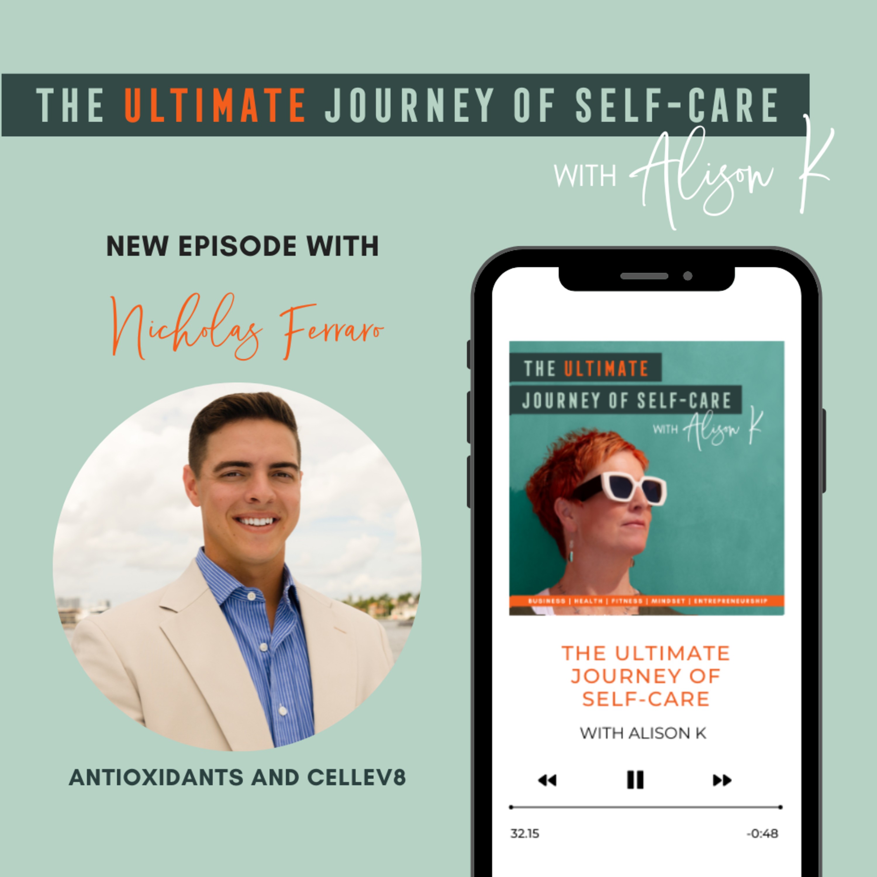 Antioxidants & Cellev8 with Nick Farraro episode artwork