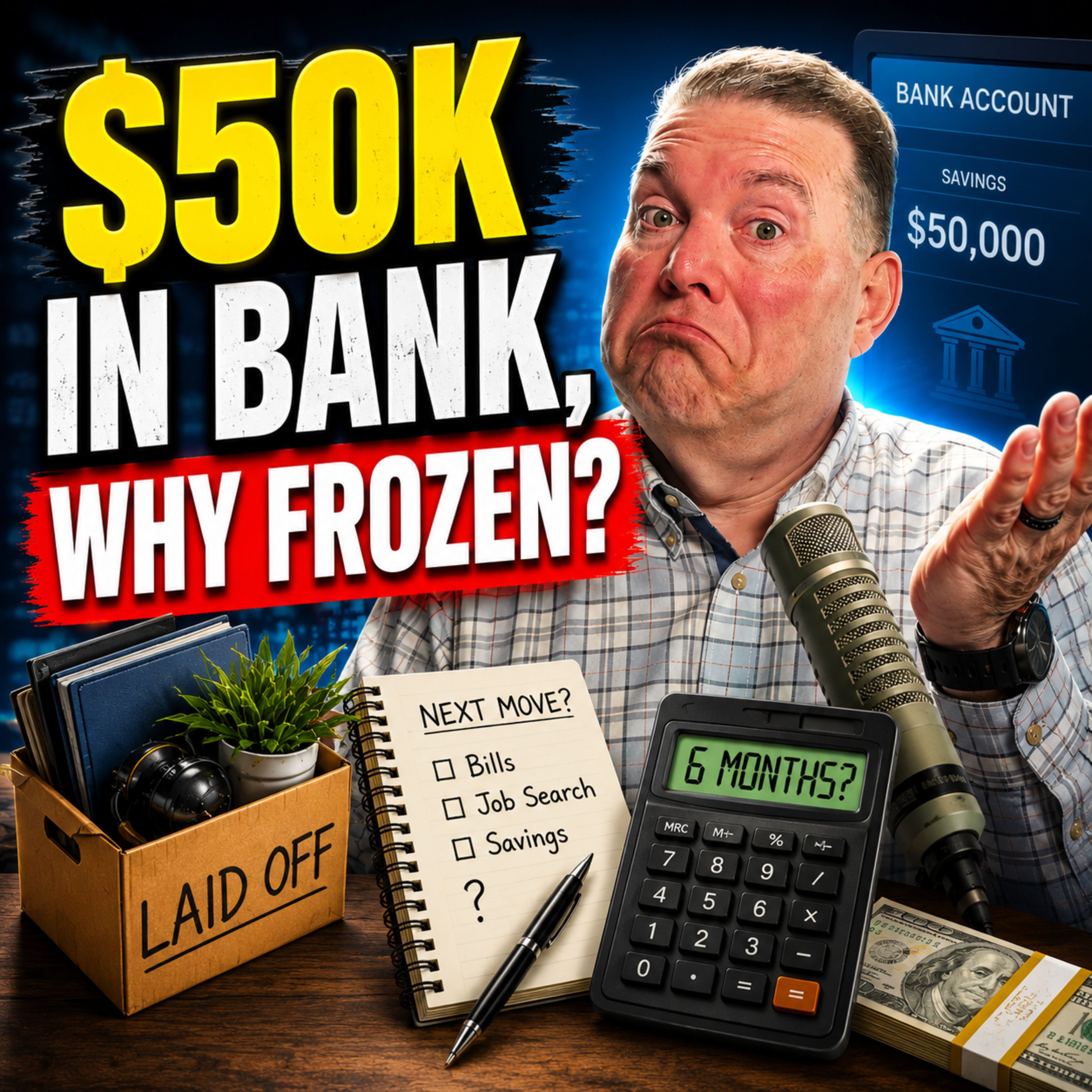 Laid Off With $50,000 in the Bank. Why Do I Feel Frozen Instead of Relieved?