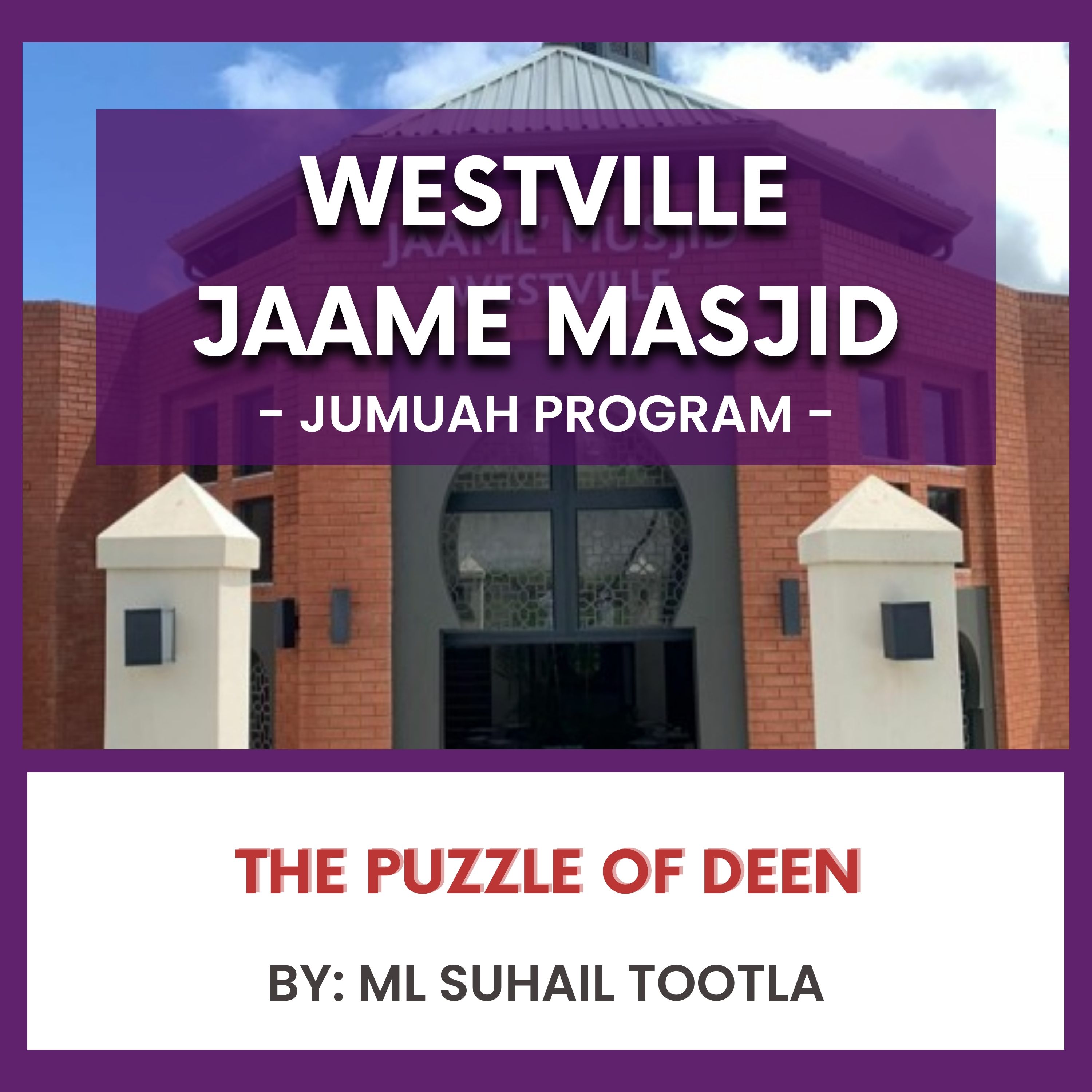 The Puzzle of Deen by ML Suhail Tootla episode artwork