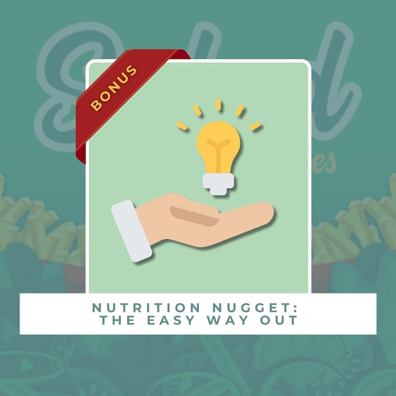 Artwork for podcast Salad With a Side of Fries  Nutrition, Wellness & Weight Loss