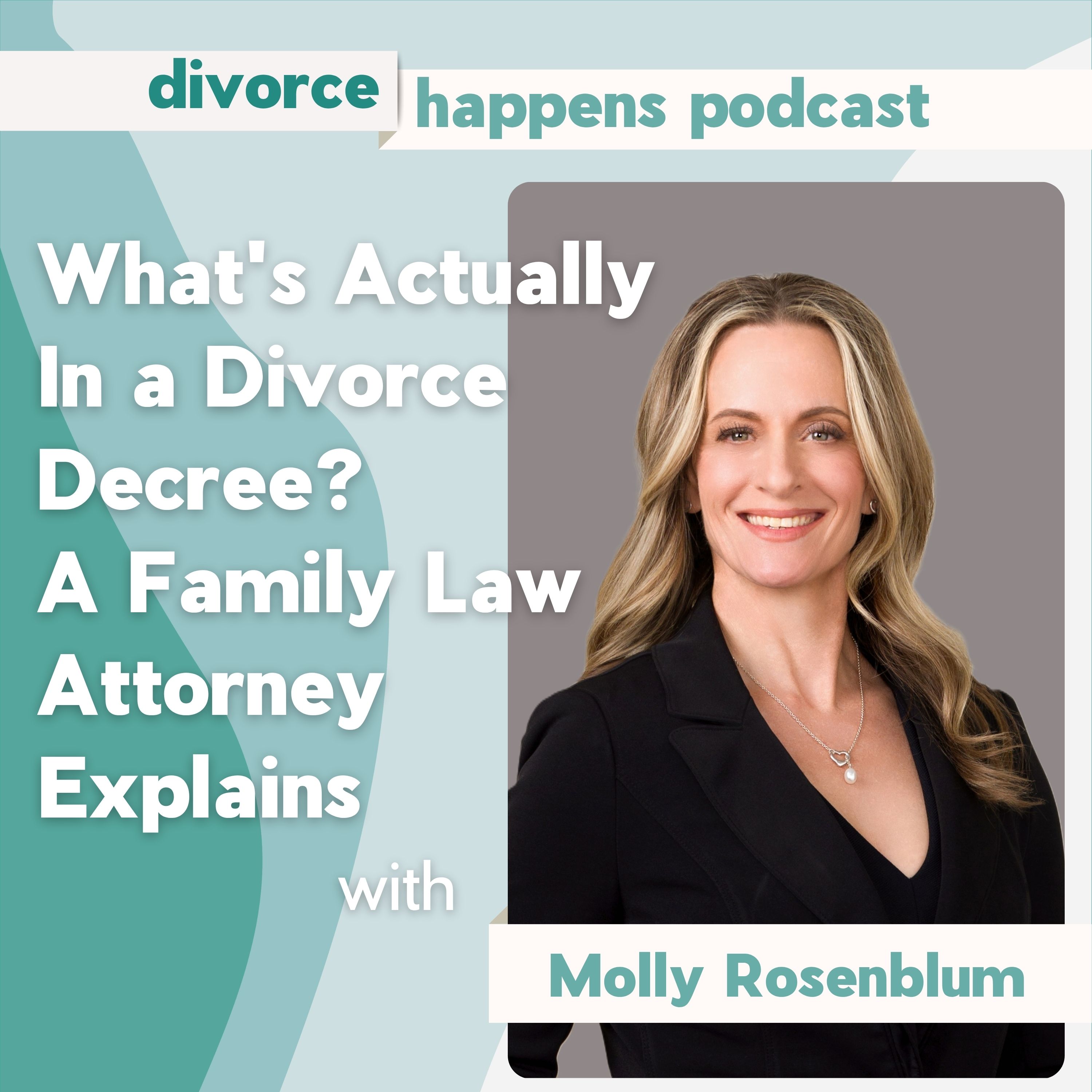 You Signed Your Divorce Decree — But Do You Actually Know What's In It? Molly Rosenblum, Esq. explains! episode artwork