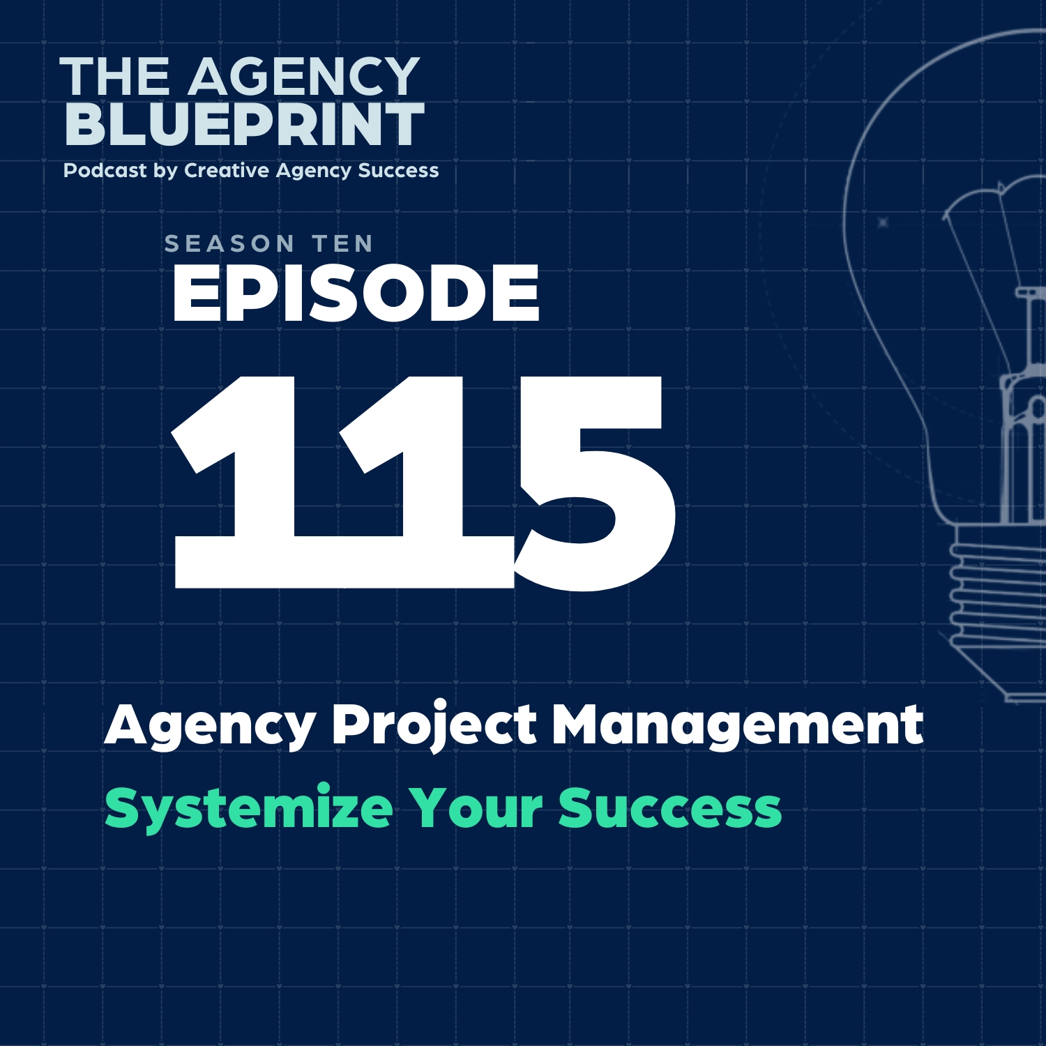 Season 10 | Ep 115 | Agency Project Management – Systemize Your Success episode artwork