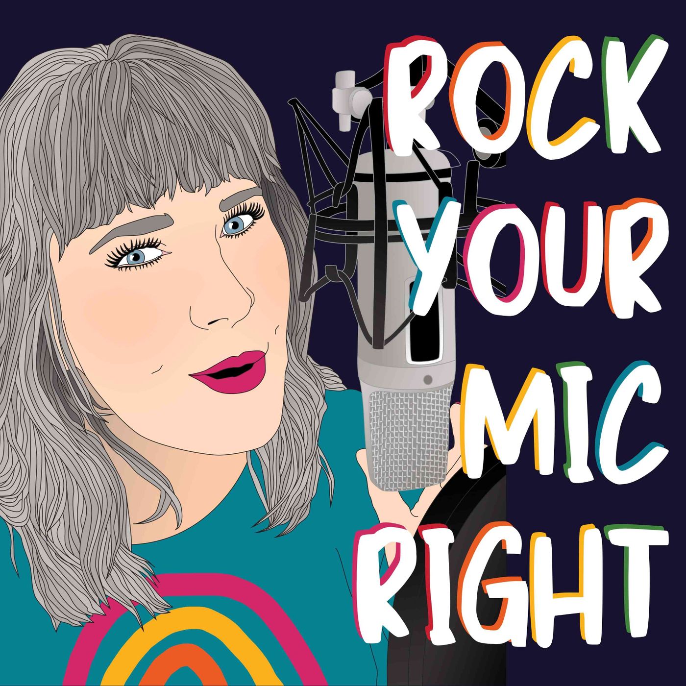 Setting the scene for Rock Your Mic Right - a podcast about podcasting