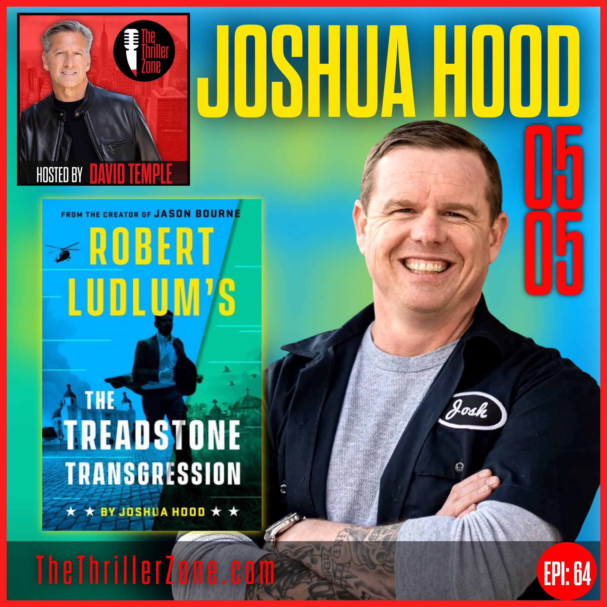 Joshua Hood, author of The Treadstone Transgression Image