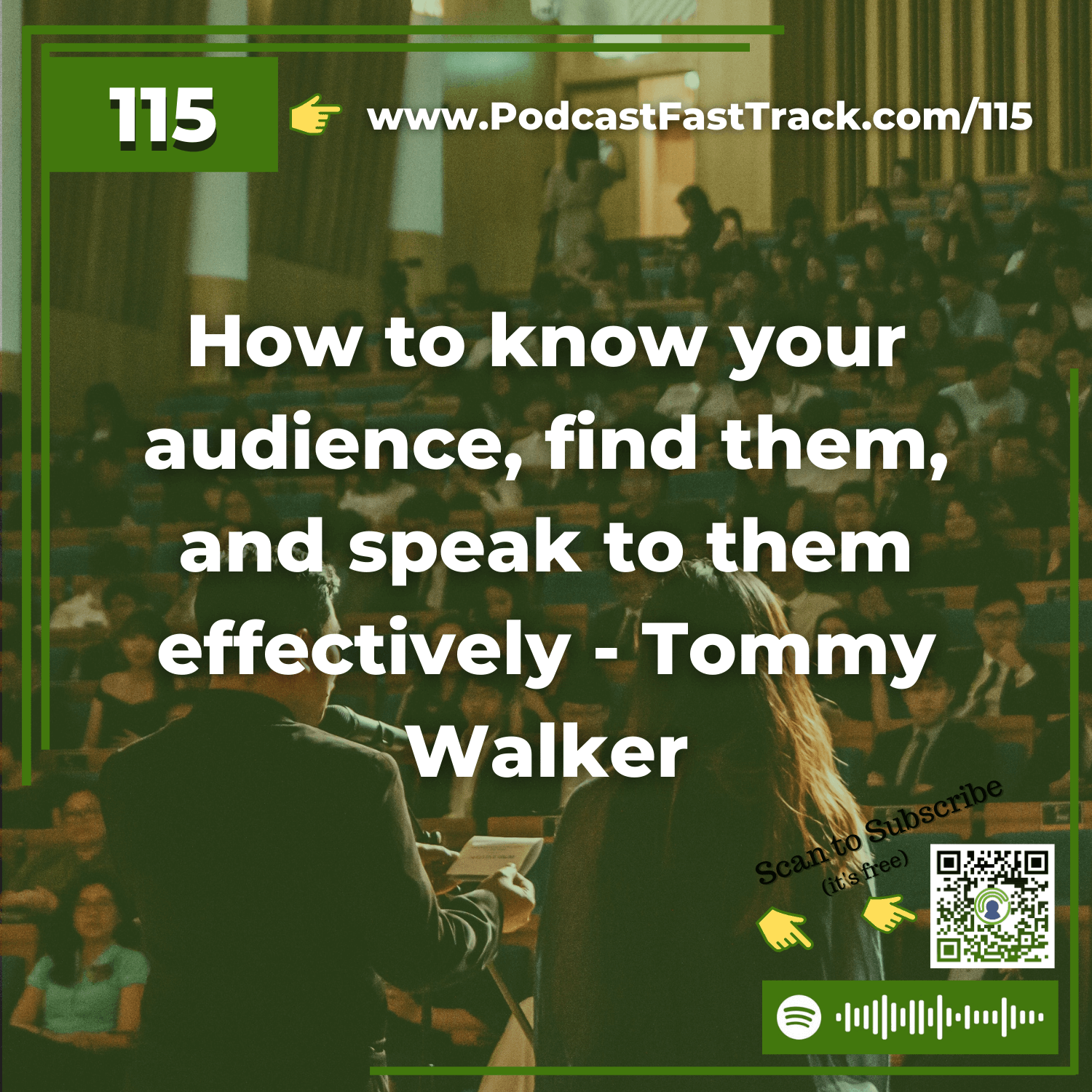 115: How to know your audience, find them, and speak to them effectively - Tommy Walker