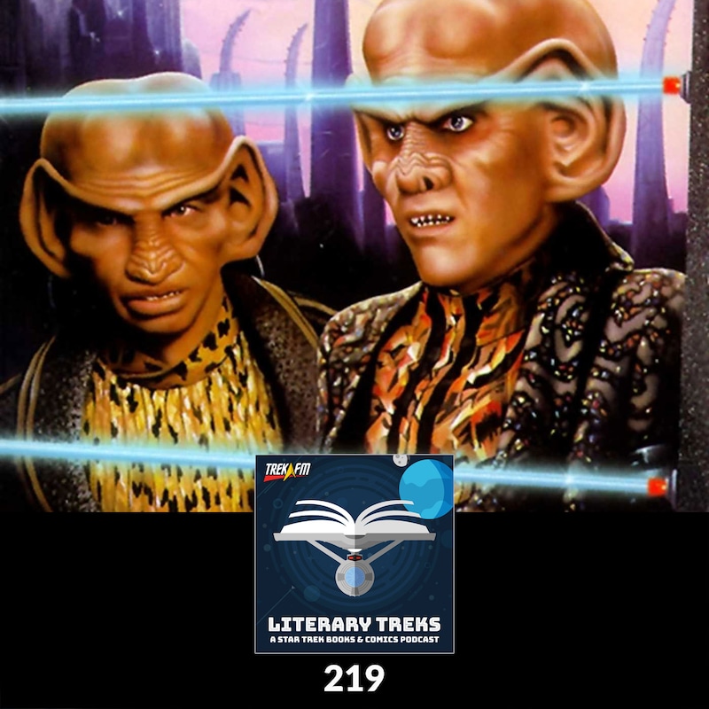 Artwork for podcast Literary Treks: A Star Trek Books and Comics Podcast