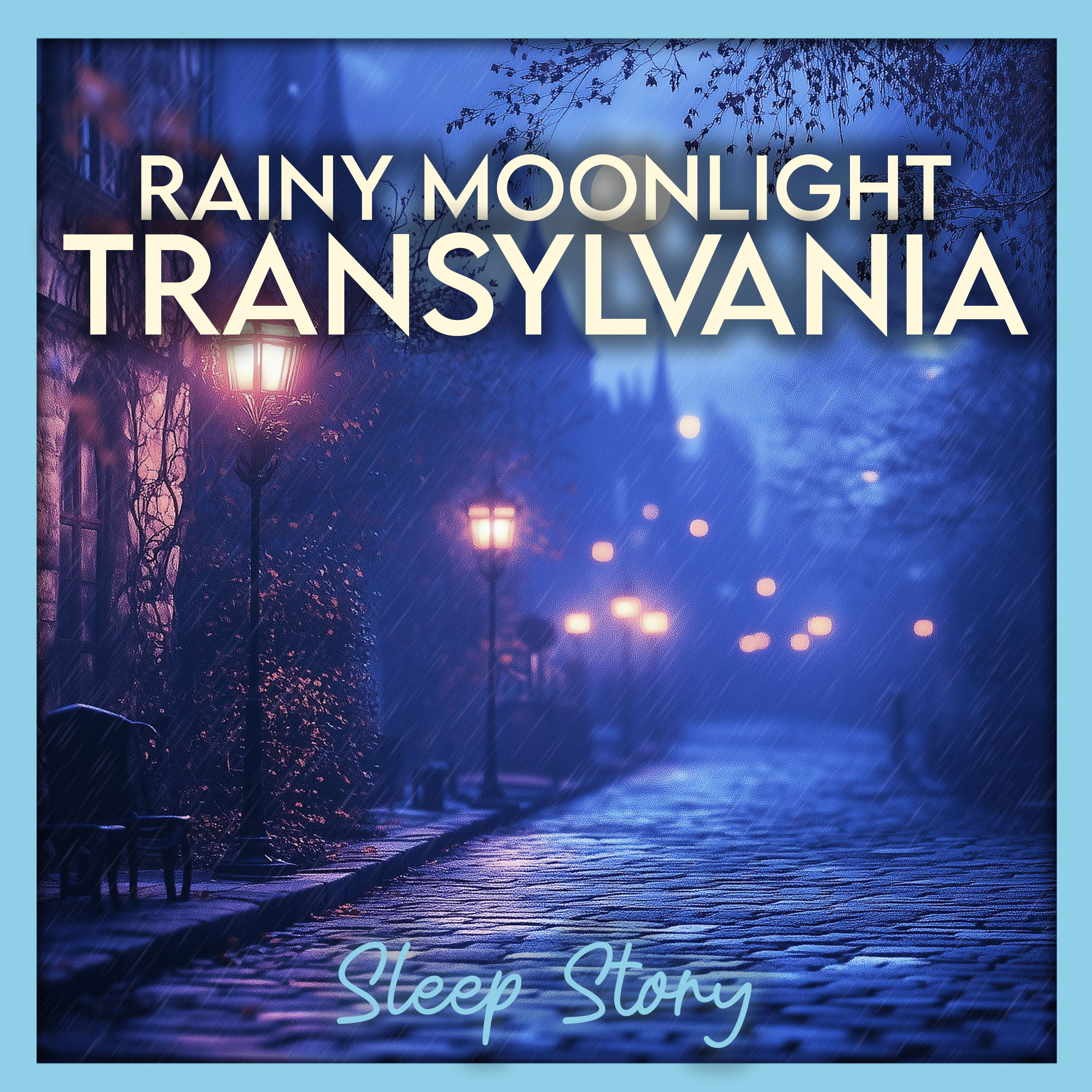 Misty and Rainy Moon Over Transylvania: A Cozy Sleep Story